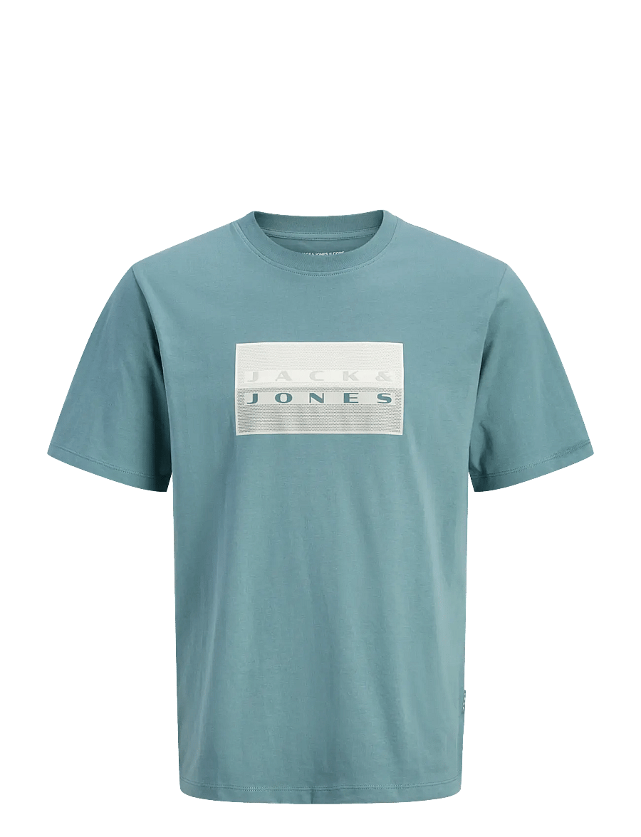 Jack & Jones - JCOFUSION DOTS PRINT TEE SS CN SN JNR - lühikeste varrukatega t-särgid - north atlantic - 1