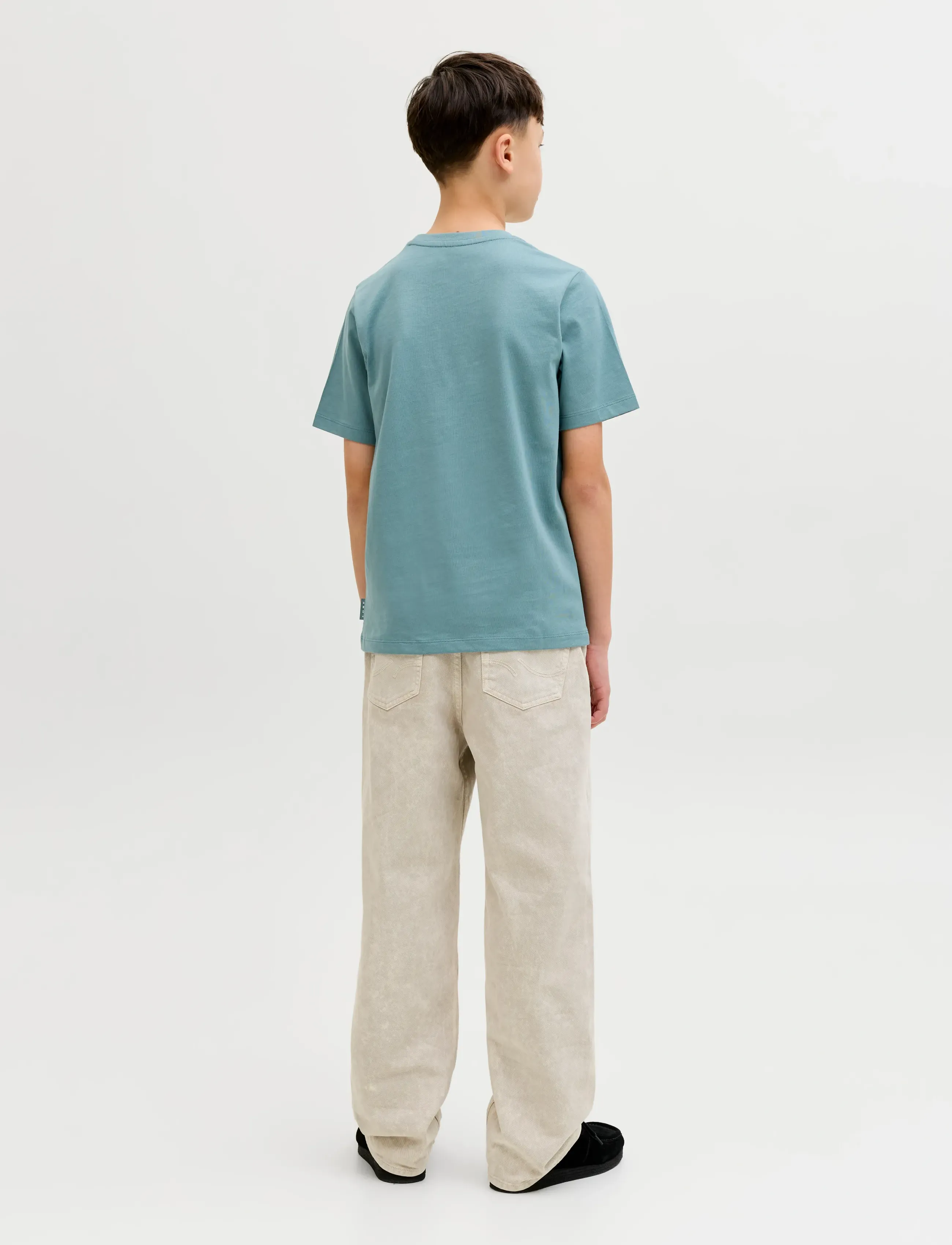 Jack & Jones - JCOFUSION DOTS PRINT TEE SS CN SN JNR - kortærmede t-shirts - north atlantic - 2