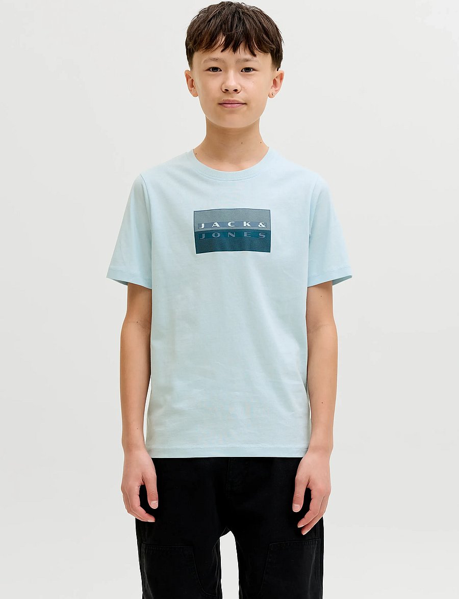 Jack & Jones - JCOFUSION DOTS PRINT TEE SS CN SN JNR - kurzärmelige - omphalodes - 0