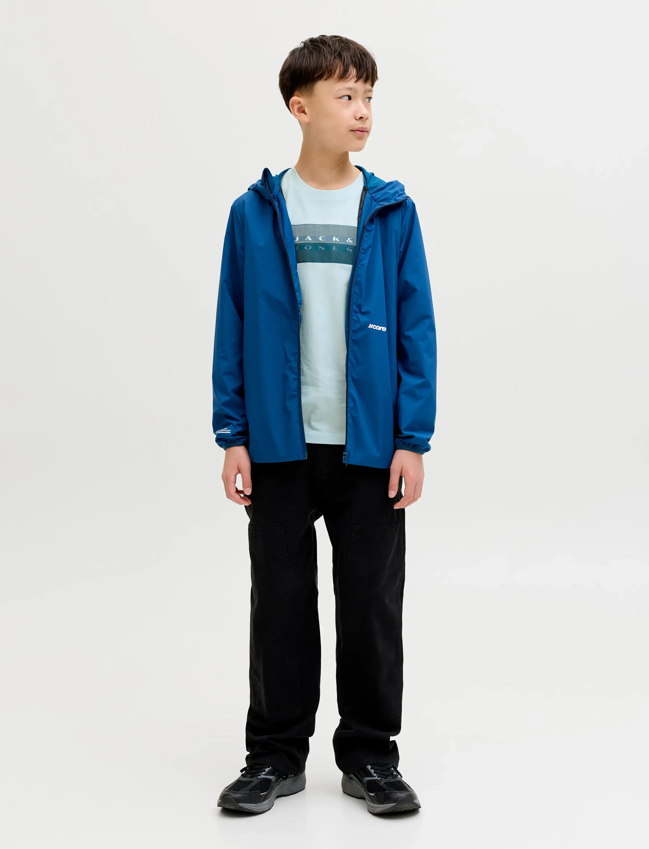 Jack & Jones - JCOFUSION DOTS PRINT TEE SS CN SN JNR - kortærmede t-shirts - omphalodes - 4