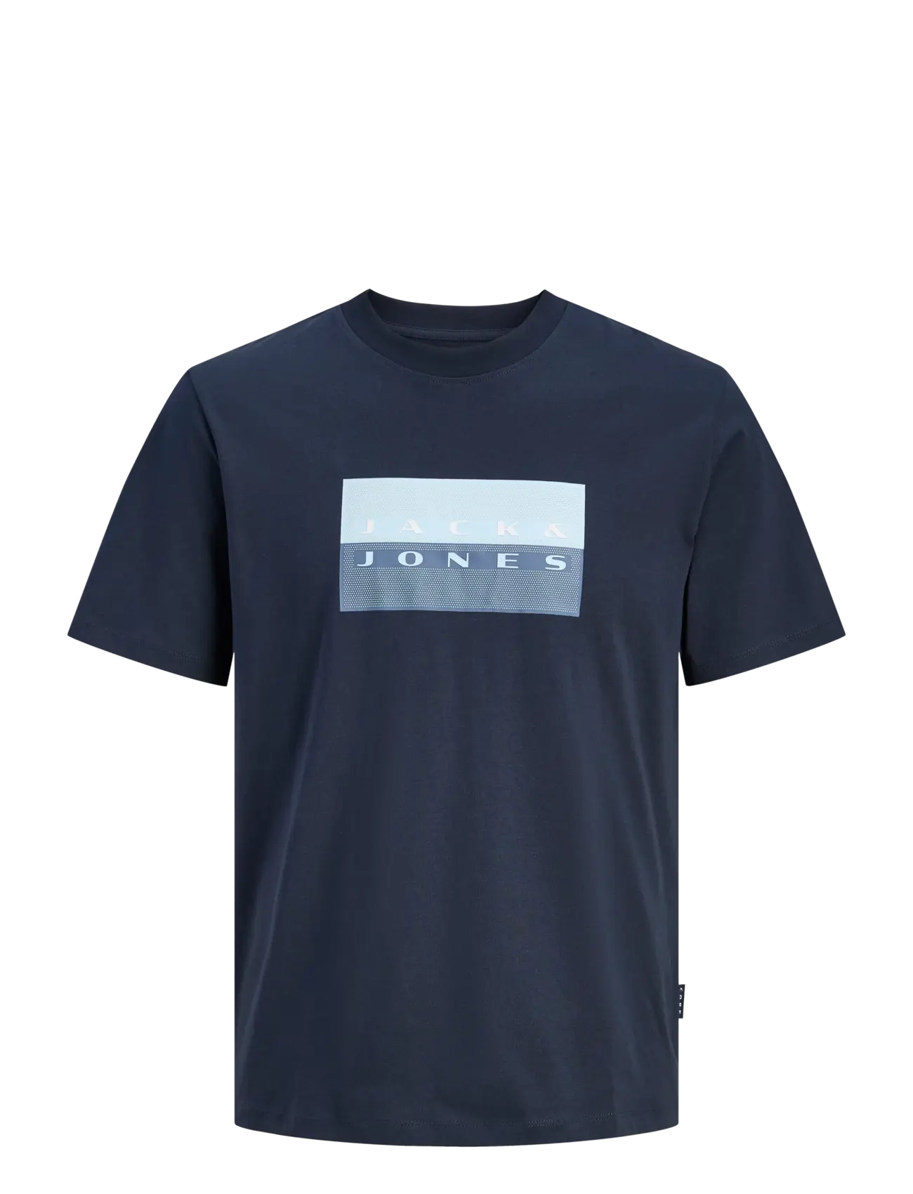 Jack & Jones JCOFUSION DOTS PRINT TEE SS CN SN JNR - Jack & Jones - OUTER SPACE / navy