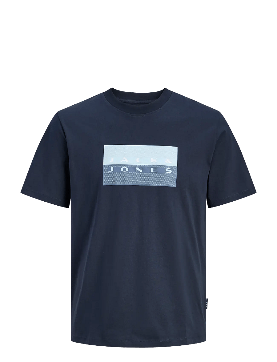 Jack & Jones - JCOFUSION DOTS PRINT TEE SS CN SN JNR - kurzärmelige - outer space - 1