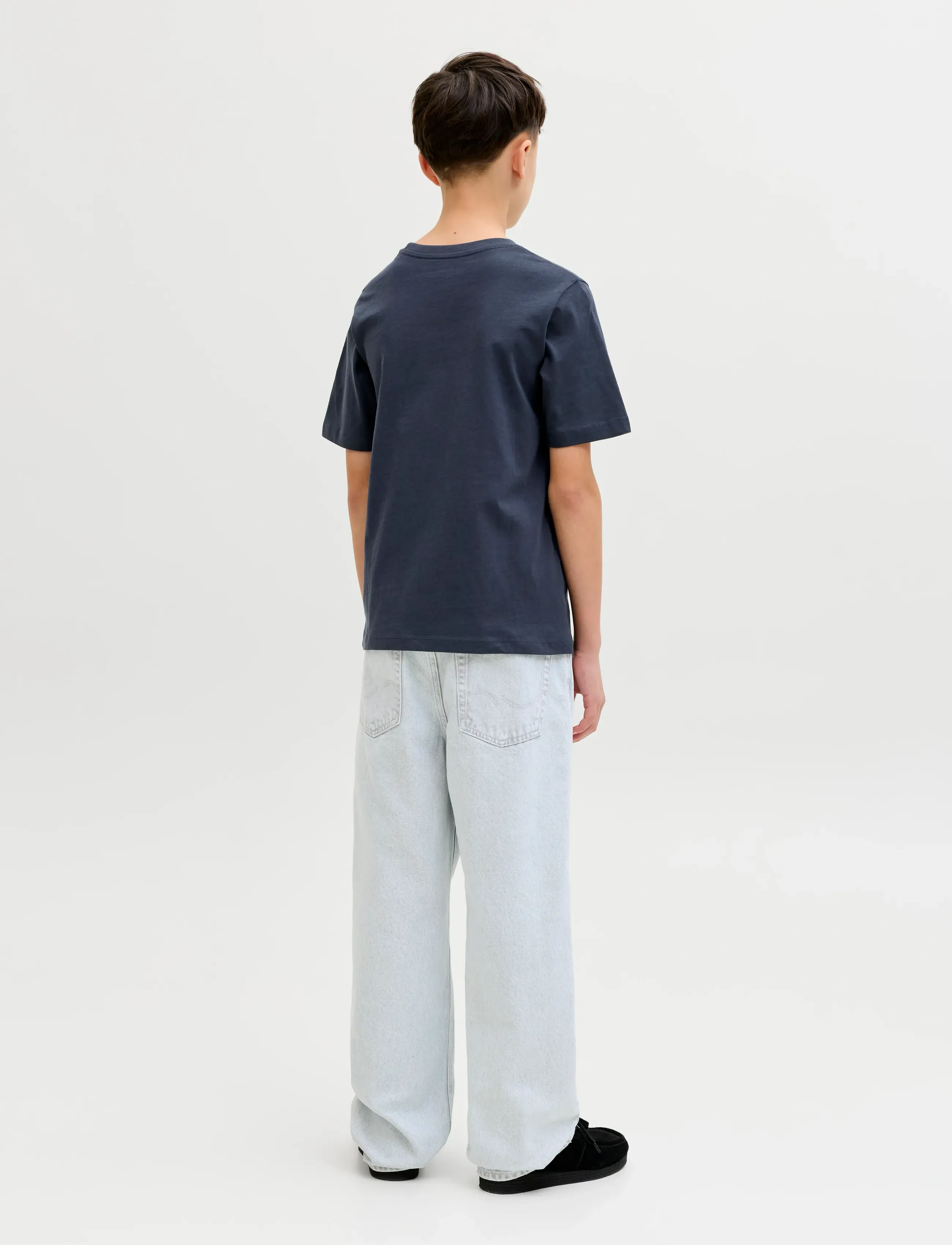 Jack & Jones - JCOFUSION DOTS PRINT TEE SS CN SN JNR - lühikeste varrukatega t-särgid - outer space - 2