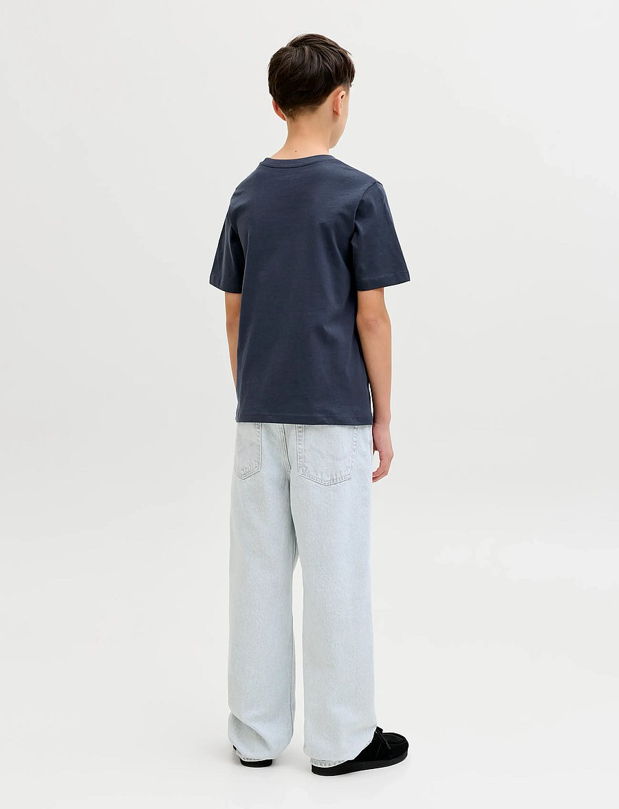 Jack & Jones - JCOFUSION DOTS PRINT TEE SS CN SN JNR - lühikeste varrukatega t-särgid - outer space - 2