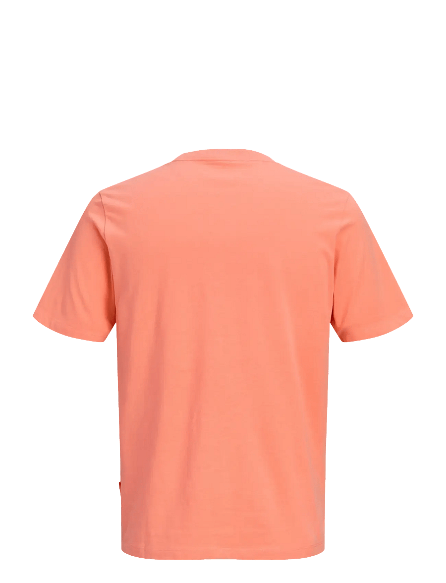 Jack & Jones - JCOFUSION DOTS PRINT TEE SS CN SN JNR - lühikeste varrukatega t-särgid - persimmon - 2