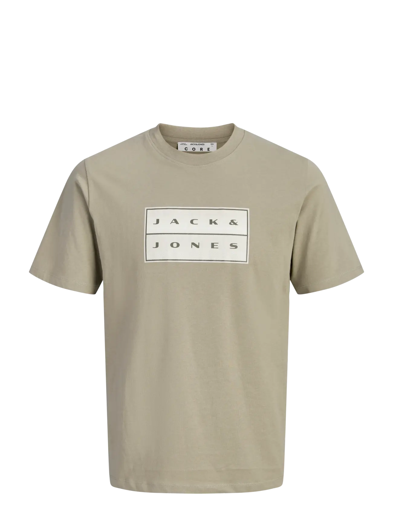 Jack & Jones - JCOFUSION DOTS PRINT TEE SS CN SN JNR - kurzärmelige - vetiver - 1