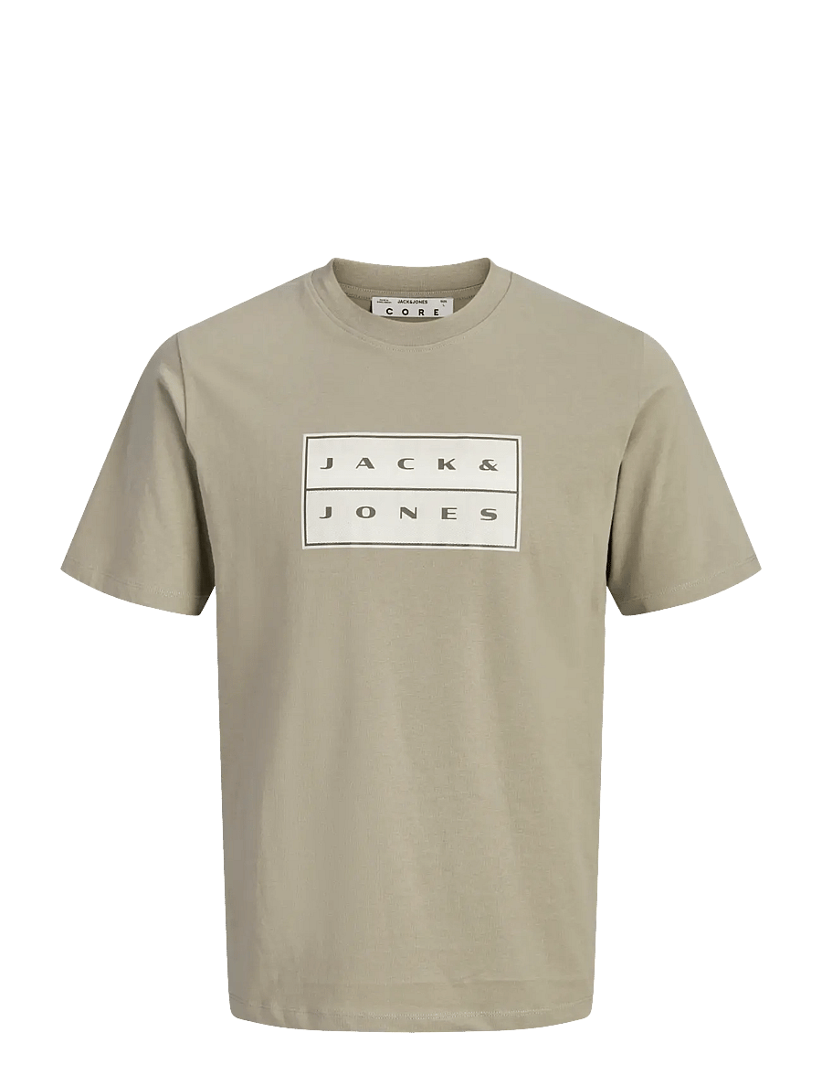 Jack & Jones - JCOFUSION DOTS PRINT TEE SS CN SN JNR - kurzärmelige - vetiver - 1