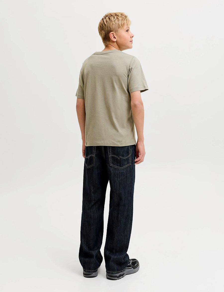 Jack & Jones - JCOFUSION DOTS PRINT TEE SS CN SN JNR - kurzärmelige - vetiver - 3