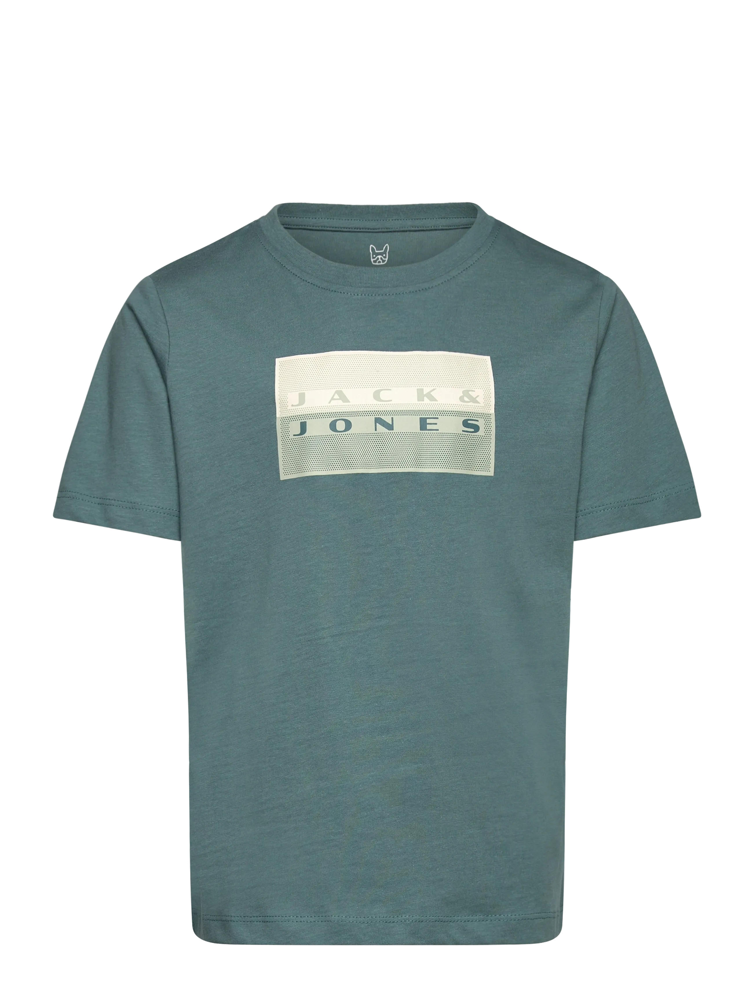 Jack & Jones JCOFUSION DOTS PRINT TEE SS CN SN MNI - Klær - NORTH ATLANTIC / green