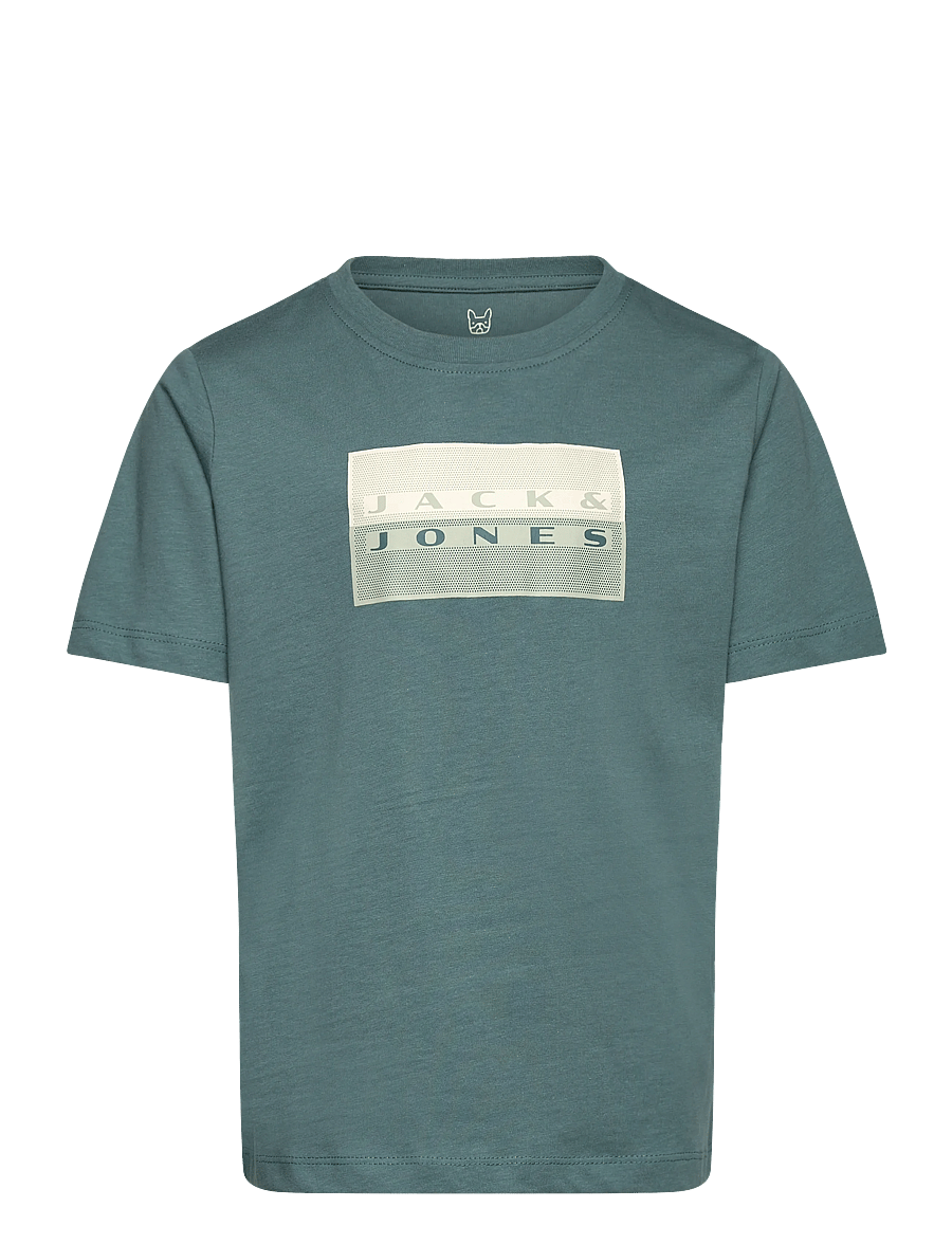 Jack & Jones - JCOFUSION DOTS PRINT TEE SS CN SN MNI - kortærmede t-shirts - north atlantic - 0