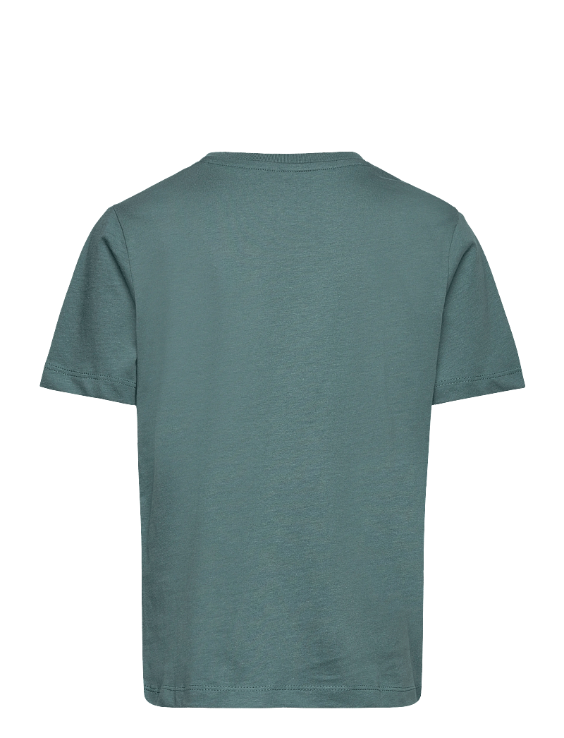 Jack & Jones - JCOFUSION DOTS PRINT TEE SS CN SN MNI - kortärmade t-shirts - north atlantic - 1