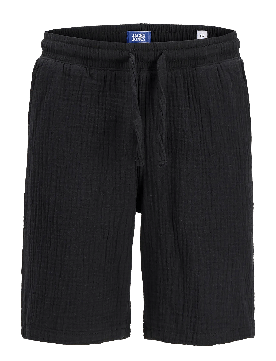 Jack & Jones - JPSTJAIDEN PATRAS JOGGER SHORT SRT JNR - mjukisshorts - black - 1
