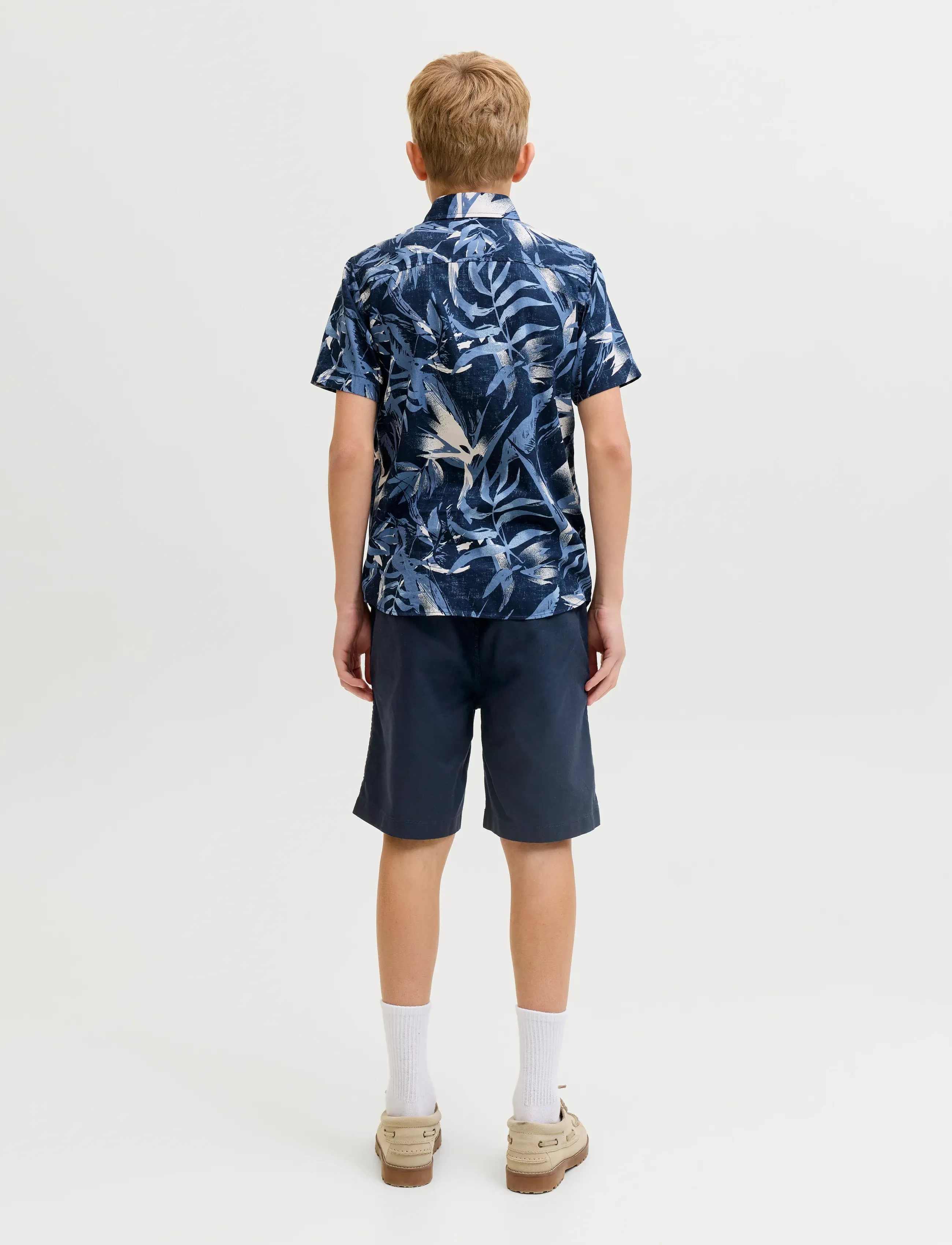 Jack & Jones - JPSTJAIDEN HYBRID BONDI JOG SHO SN JNR - lühikesed vabaajapüksid - dark navy - 3