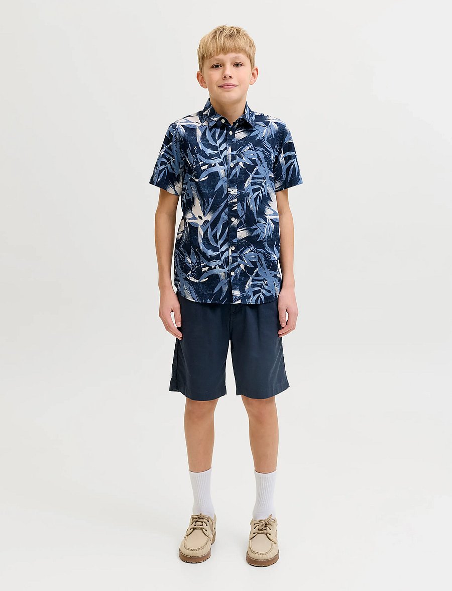 Jack & Jones - JPSTJAIDEN HYBRID BONDI JOG SHO SN JNR - casual shorts - dark navy - 4