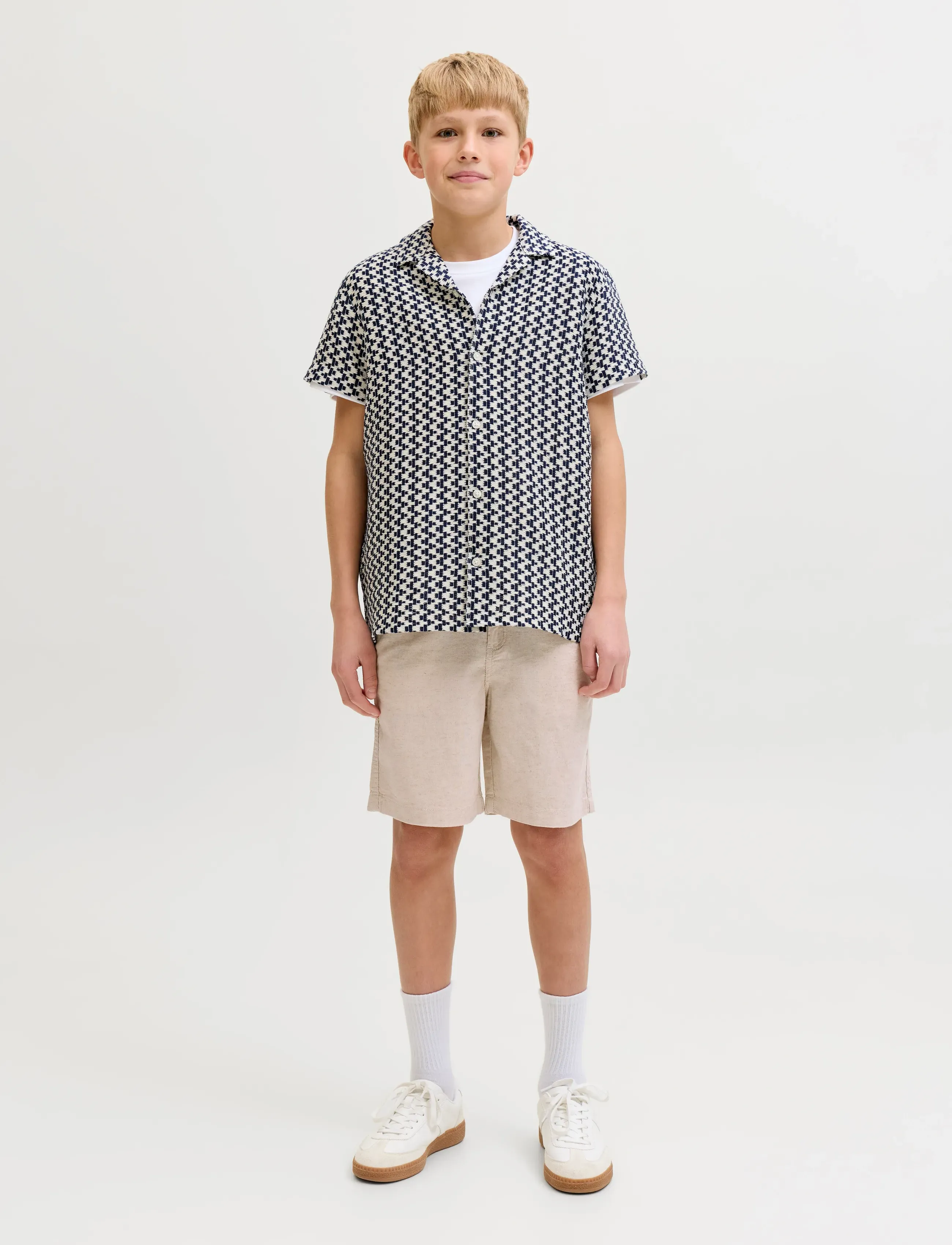 Jack & Jones - JPSTJAIDEN HYBRID BONDI JOG SHO SN JNR - casual shorts - moonbeam - 4
