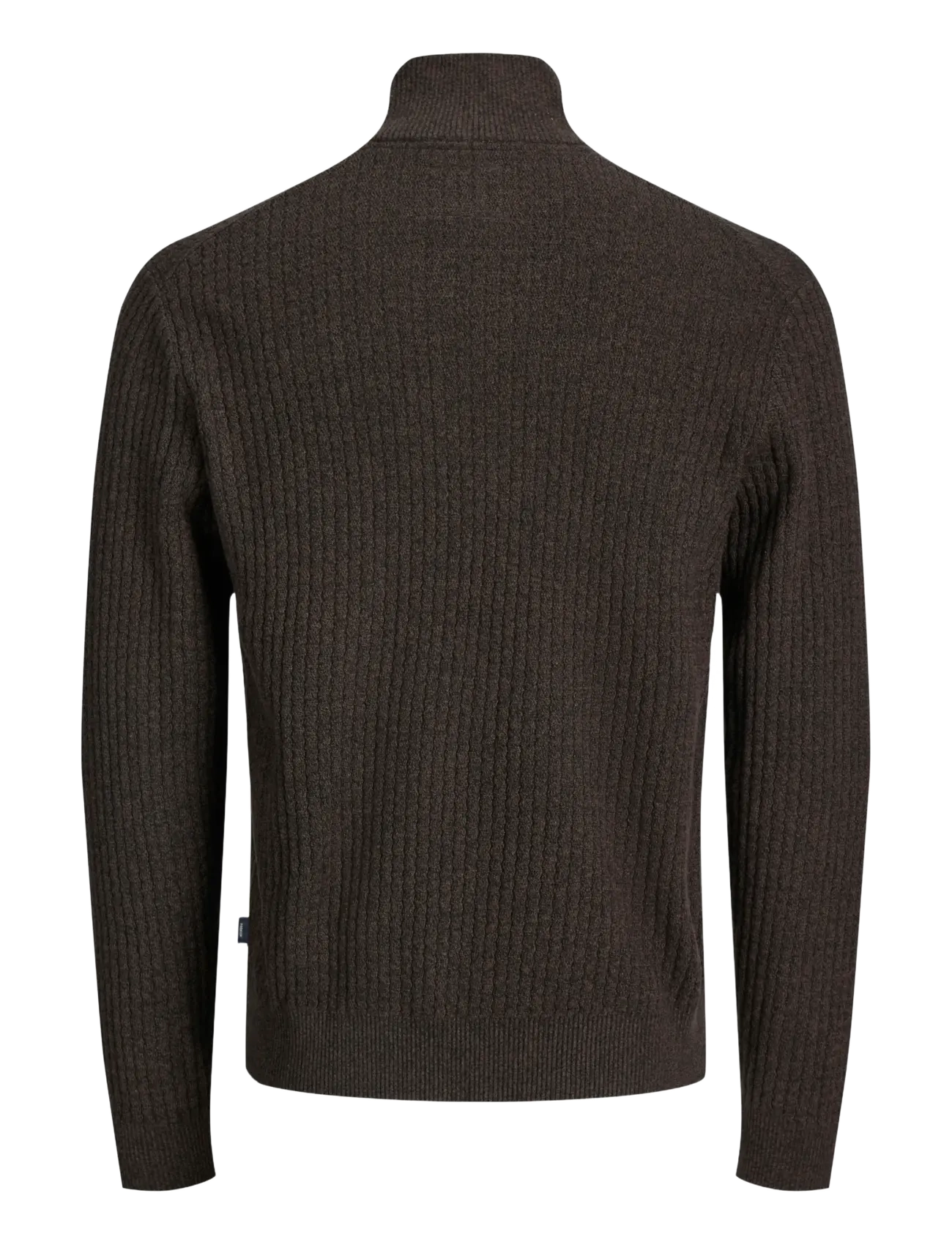 Jack & Jones - JPRBLUBARKLEY KNIT HALF ZIP JNR - gensere - chocolate brown - 1