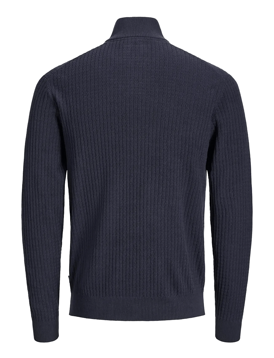 Jack & Jones - JPRBLUBARKLEY KNIT HALF ZIP JNR - trøjer - night sky - 1