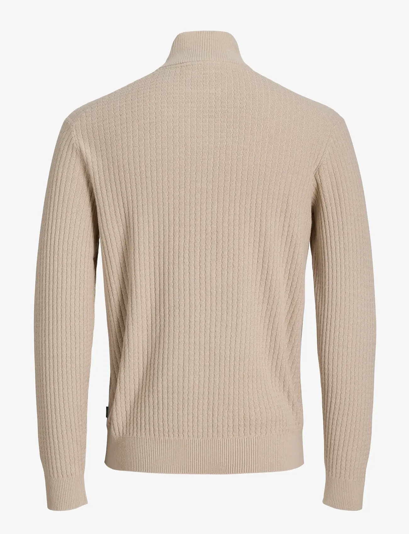 Jack & Jones - JPRBLUBARKLEY KNIT HALF ZIP JNR - pullover - simply taupe - 2