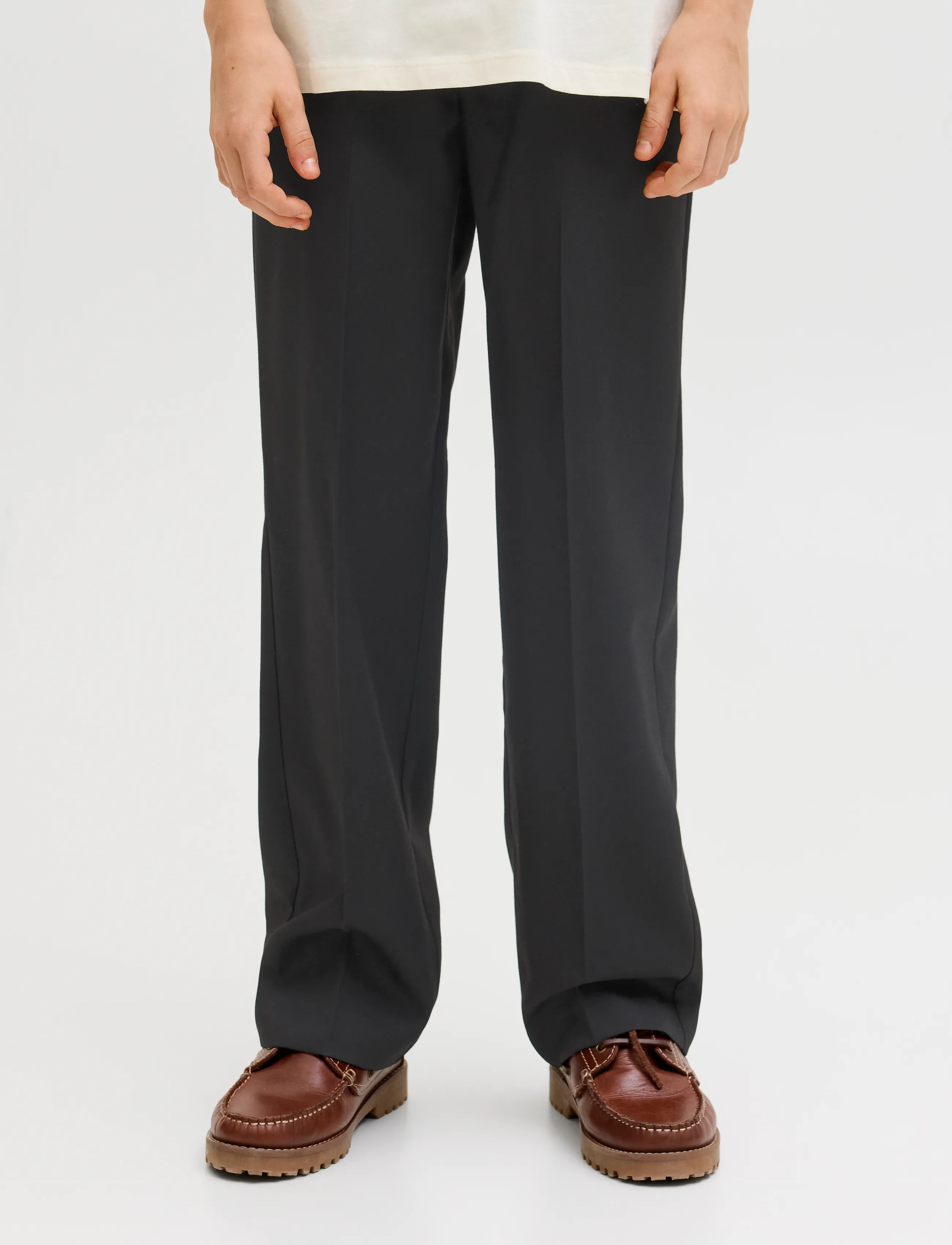 Jack & Jones - JPSTBILL TOBY CHINO JNR - chinos - black - 0