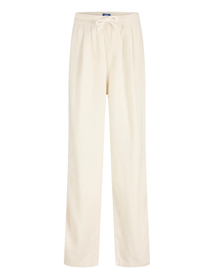 Jack & Jones - JPSTBILL ANDROS VIS LB JOGGER JNR - leinen-kleidung - cloud dancer - 1