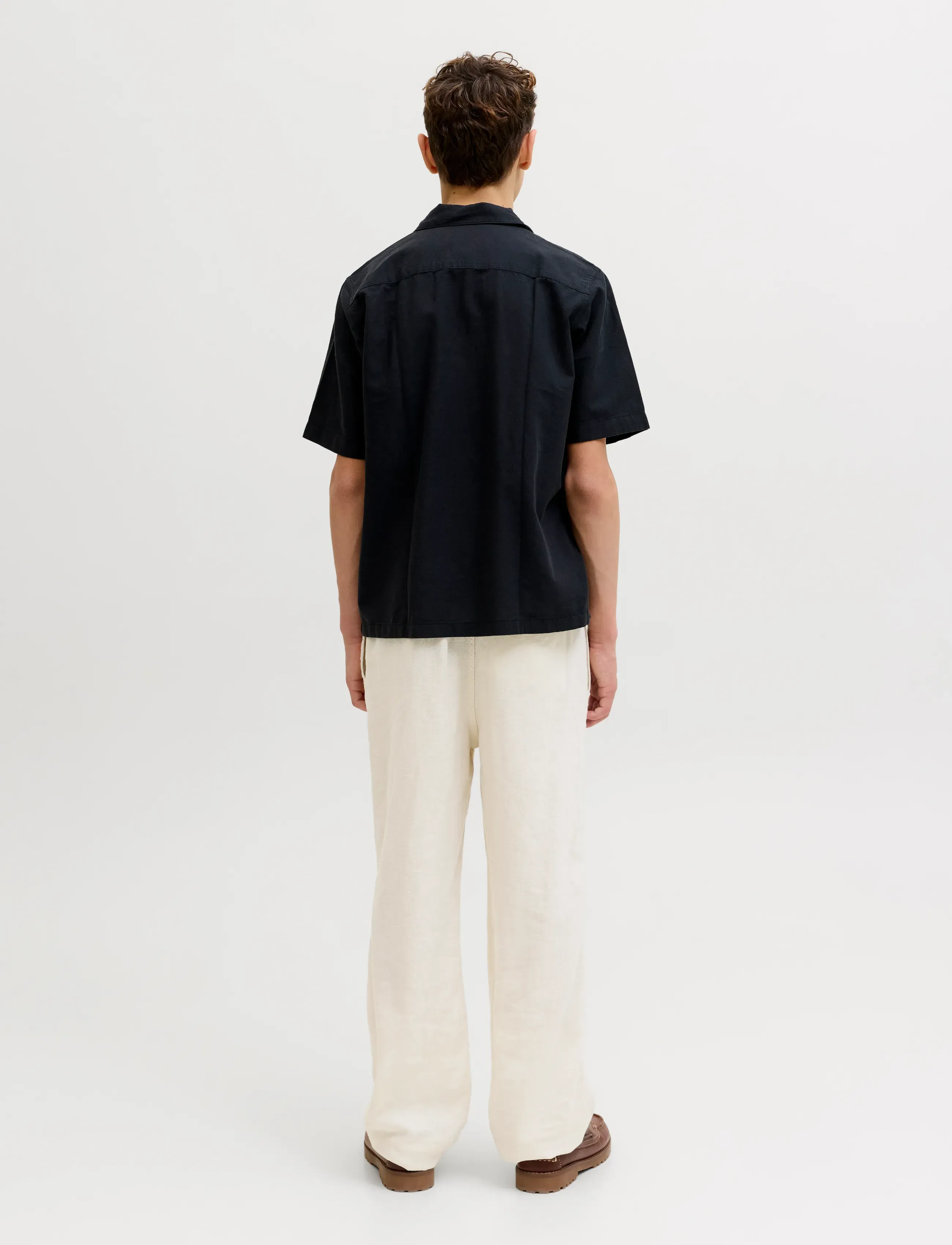 Jack & Jones - JPSTBILL ANDROS VIS LB JOGGER JNR - bukser - cloud dancer - 3