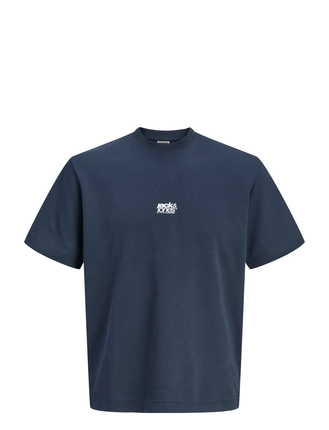 Jack & Jones JCOBREEZE BACK PRINT TEE SS CN EA26 JNR - Oberteile & T-Shirts - OUTER SPACE / navy