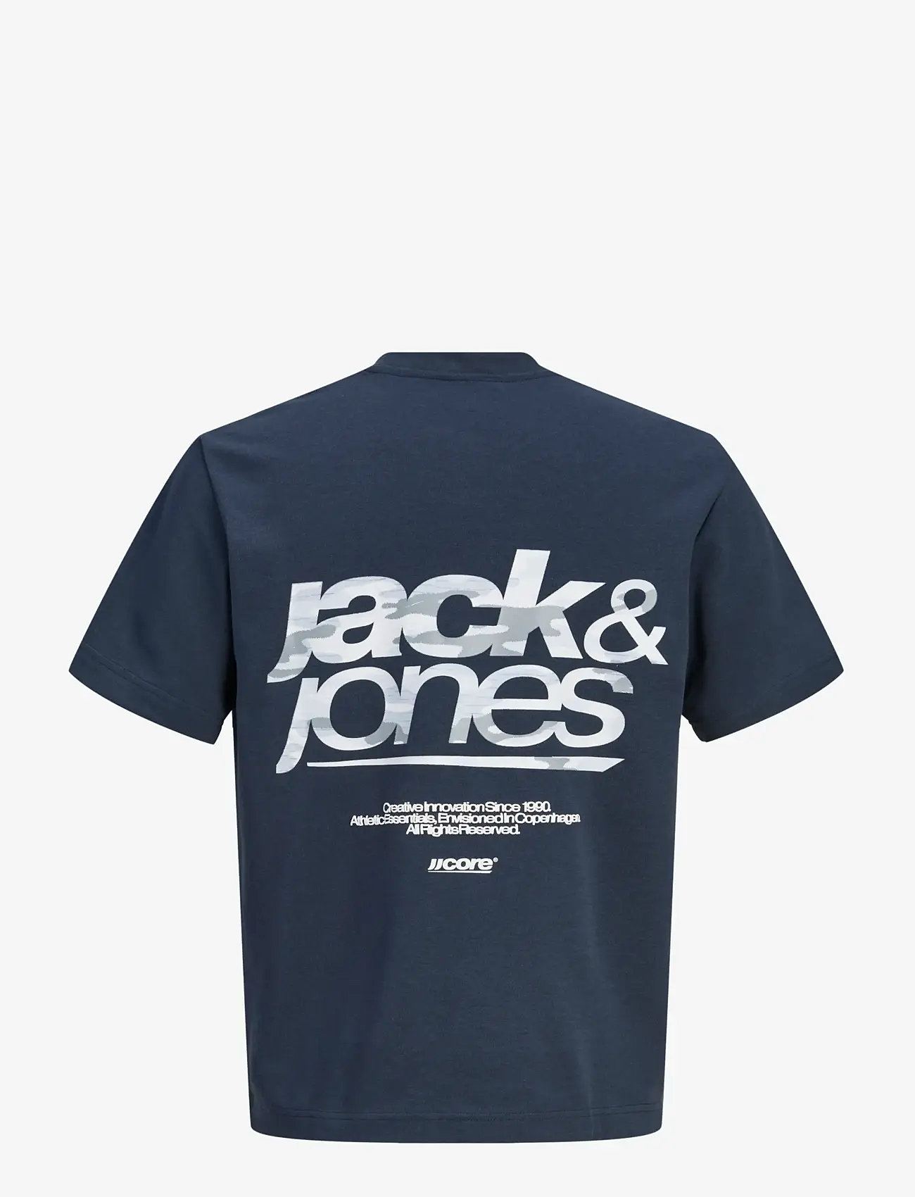 Jack & Jones - JCOBREEZE BACK PRINT TEE SS CN EA26 JNR - kortærmede t-shirts - outer space - 2