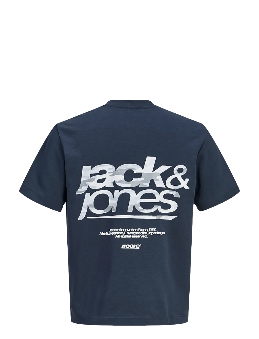 Jack & Jones - JCOBREEZE BACK PRINT TEE SS CN EA26 JNR - t-shirts à manches courtes - outer space - 2