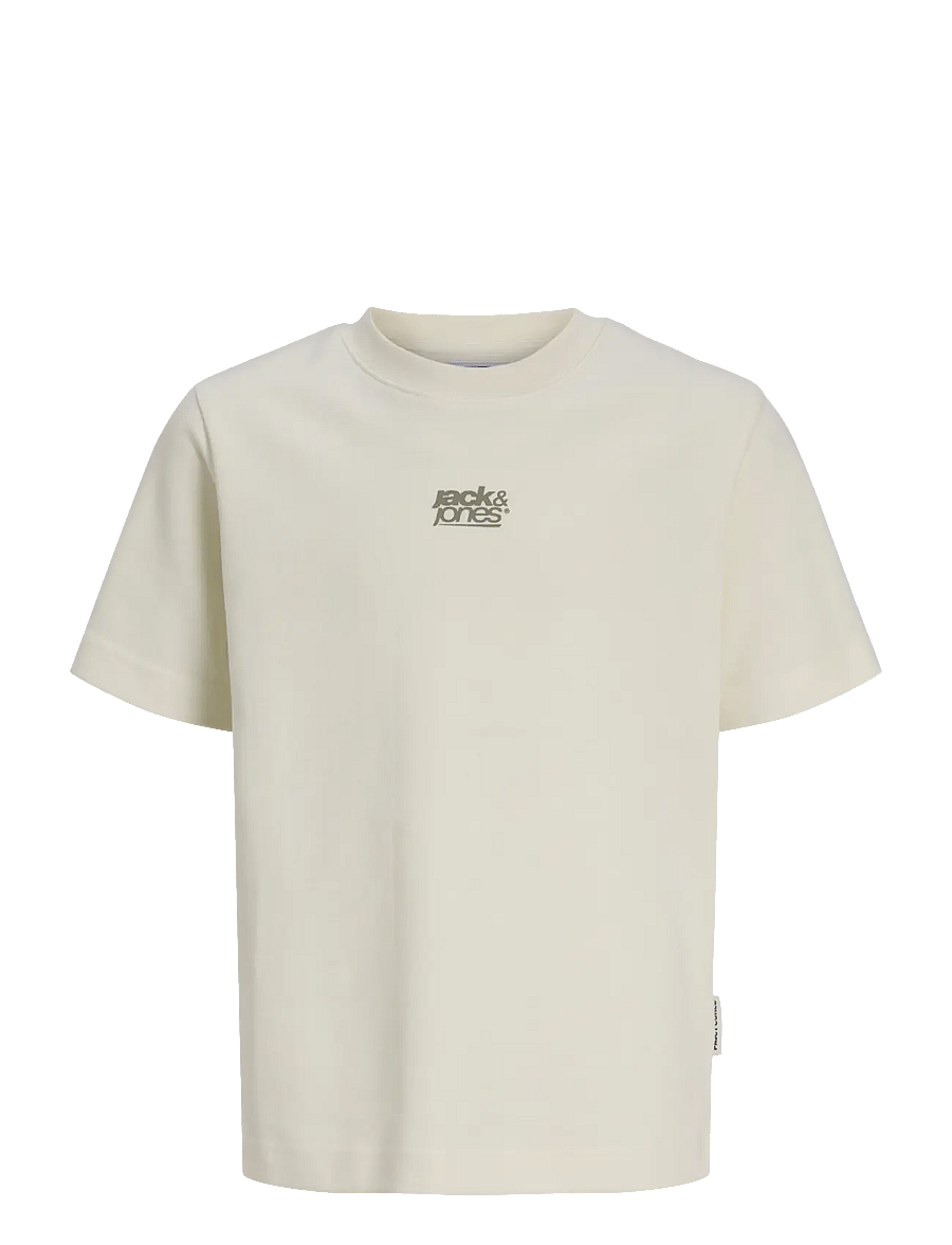 Jack & Jones - JCOBREEZE BACK PRINT TEE SS CN EA26 JNR - t-shirts à manches courtes - sweet corn - 1