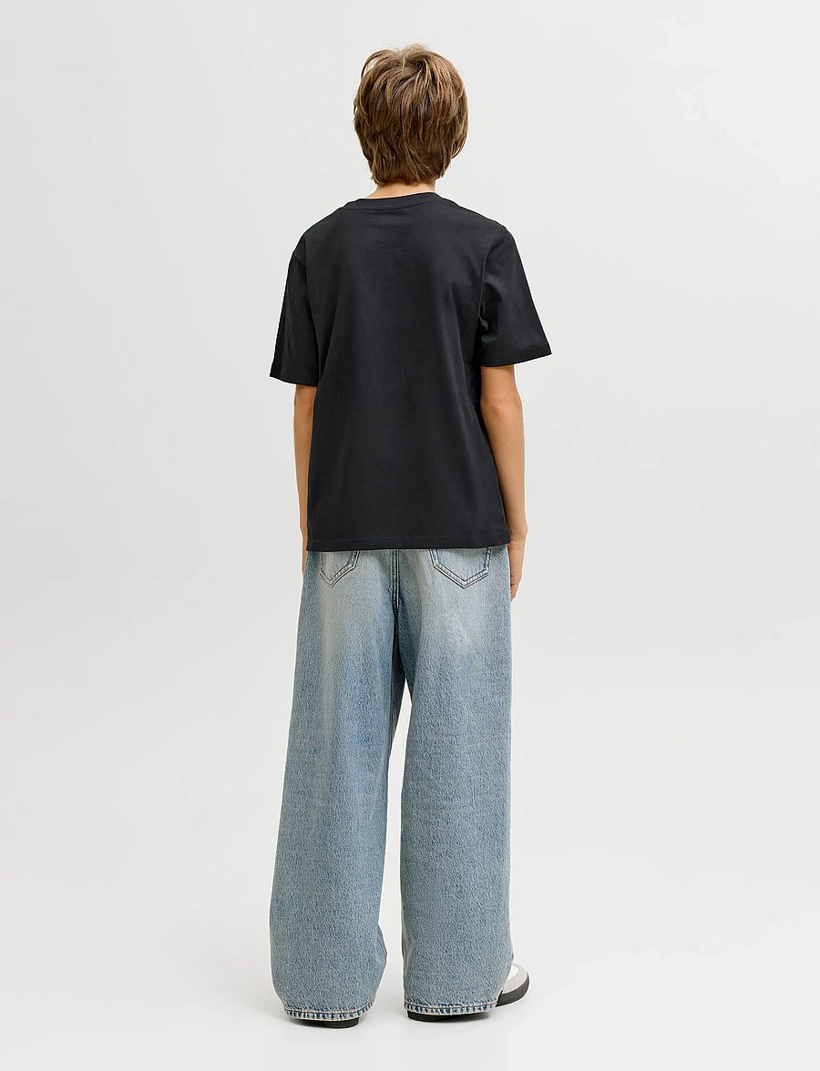Jack & Jones - JJEARCHIVE GRAPHIC TEE SS ONECK NOOS JNR - kortærmede t-shirts - black - 2