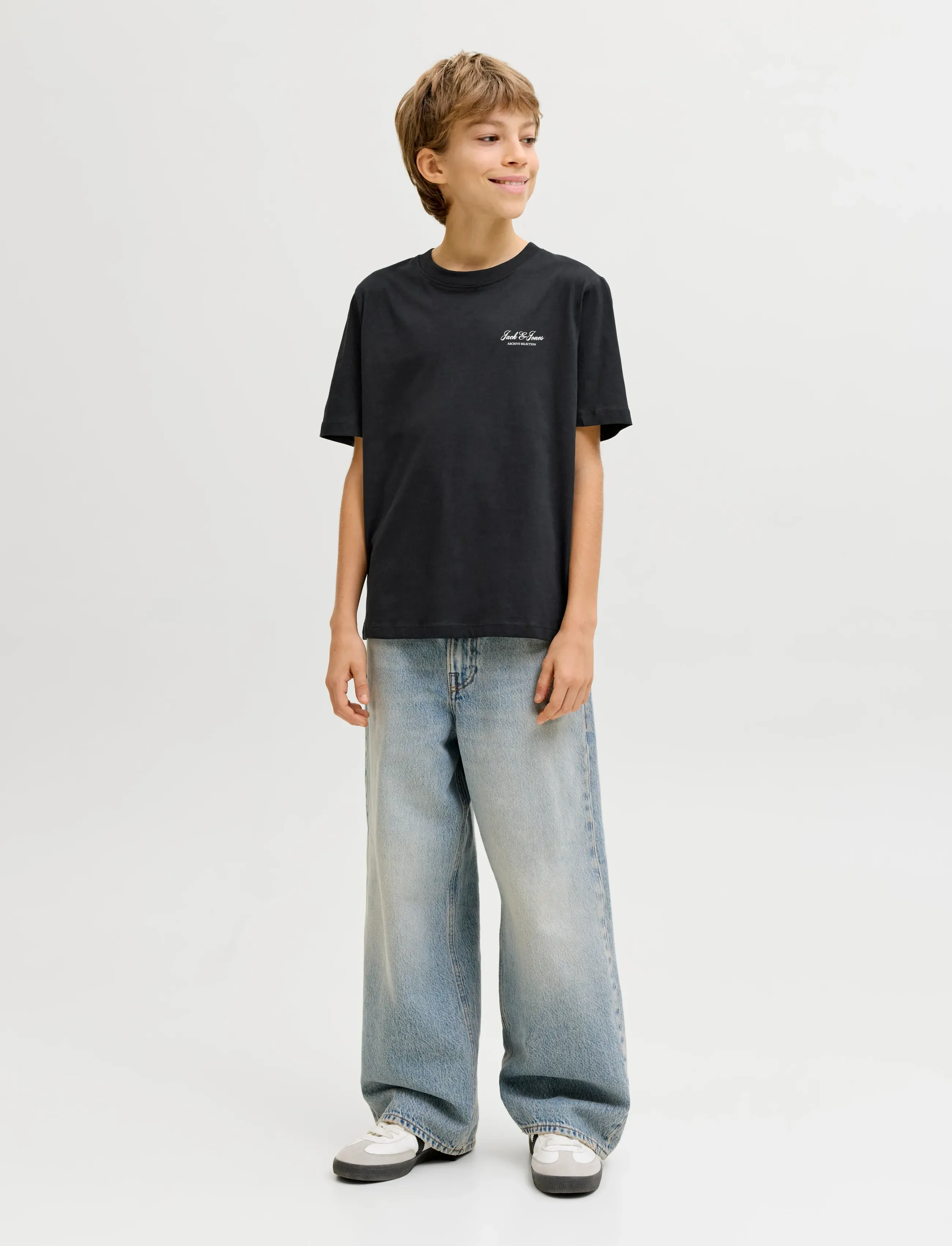 Jack & Jones - JJEARCHIVE GRAPHIC TEE SS ONECK NOOS JNR - kortærmede t-shirts - black - 3