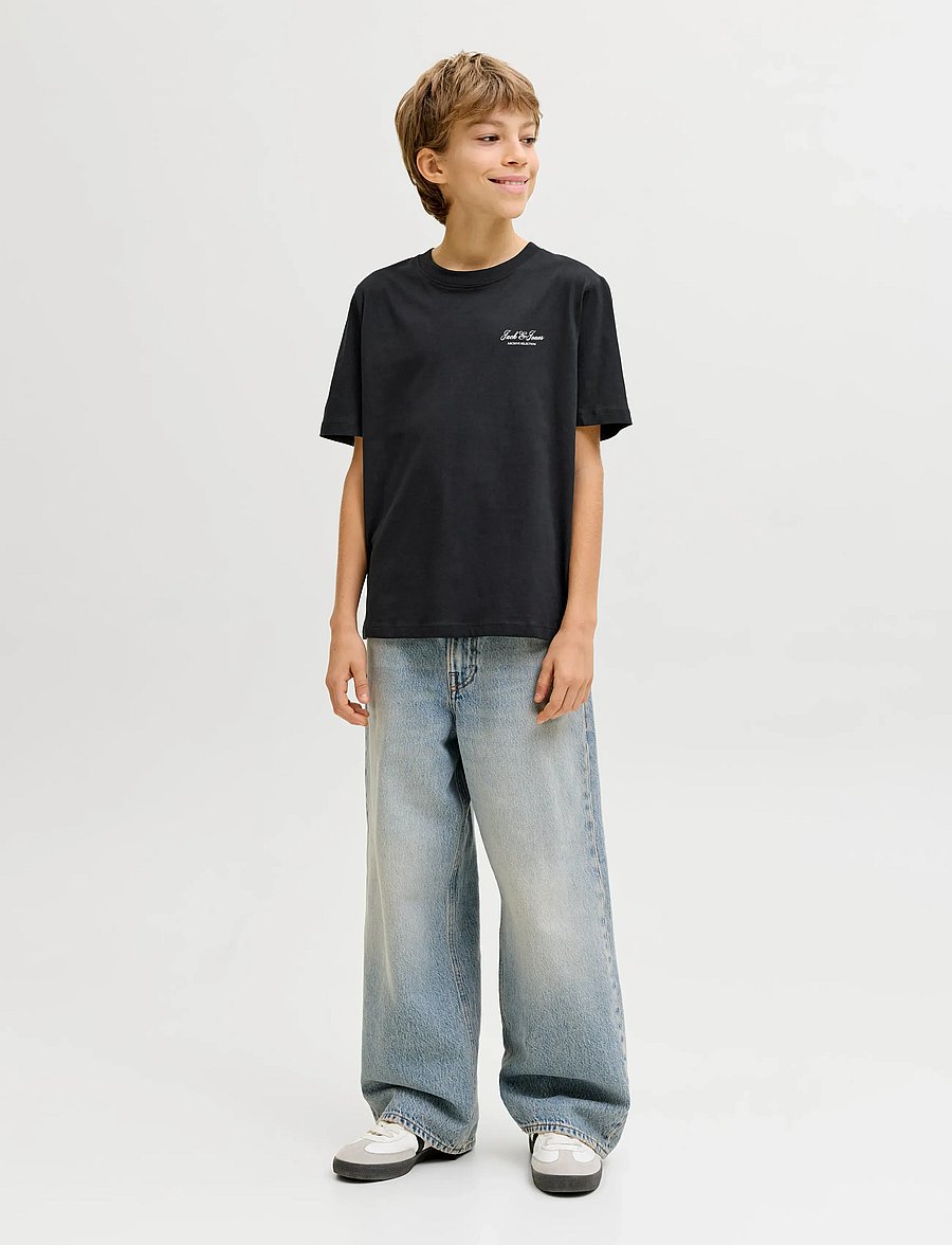 Jack & Jones - JJEARCHIVE GRAPHIC TEE SS ONECK NOOS JNR - kortærmede t-shirts - black - 3