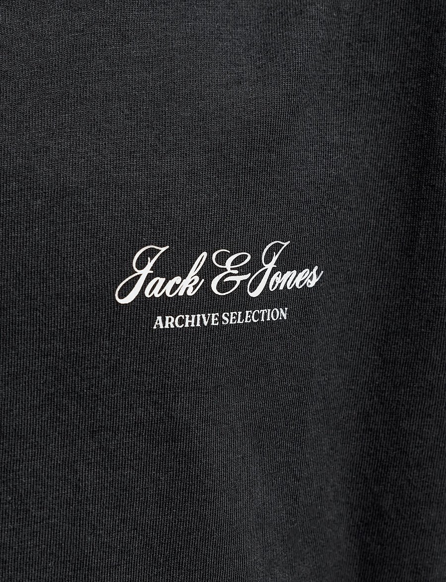 Jack & Jones - JJEARCHIVE GRAPHIC TEE SS ONECK NOOS JNR - kortærmede t-shirts - black - 4