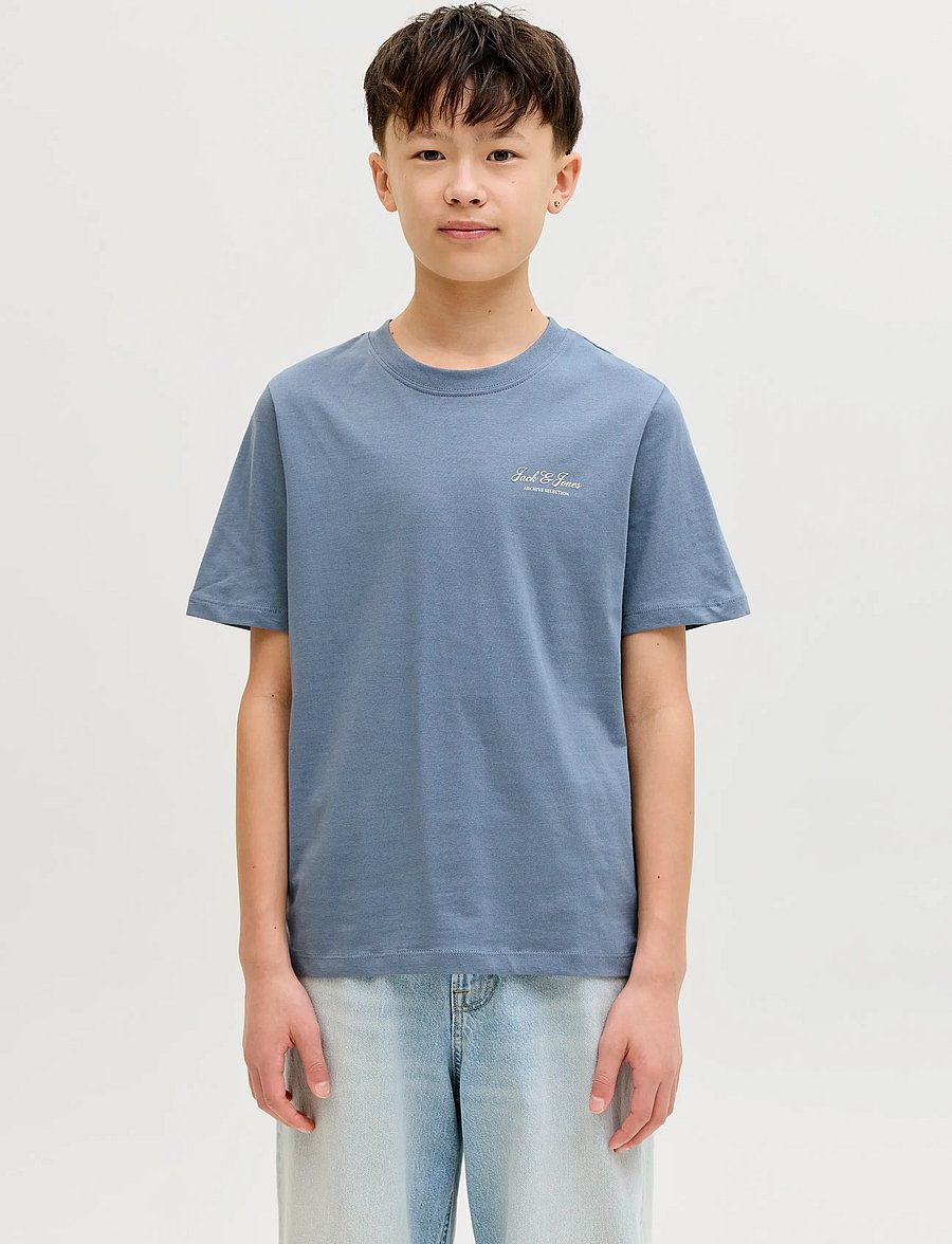 Jack & Jones - JJEARCHIVE GRAPHIC TEE SS ONECK NOOS JNR - kurzärmelige - blue mirage - 0