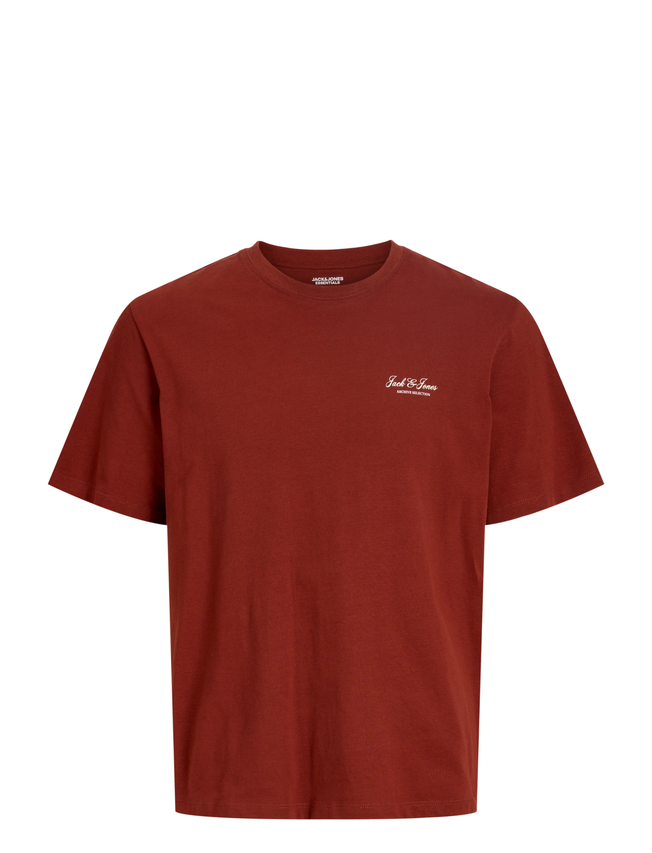 Jack & Jones JJEARCHIVE GRAPHIC TEE SS ONECK NOOS JNR - Kläder - FIRED BRICK / red