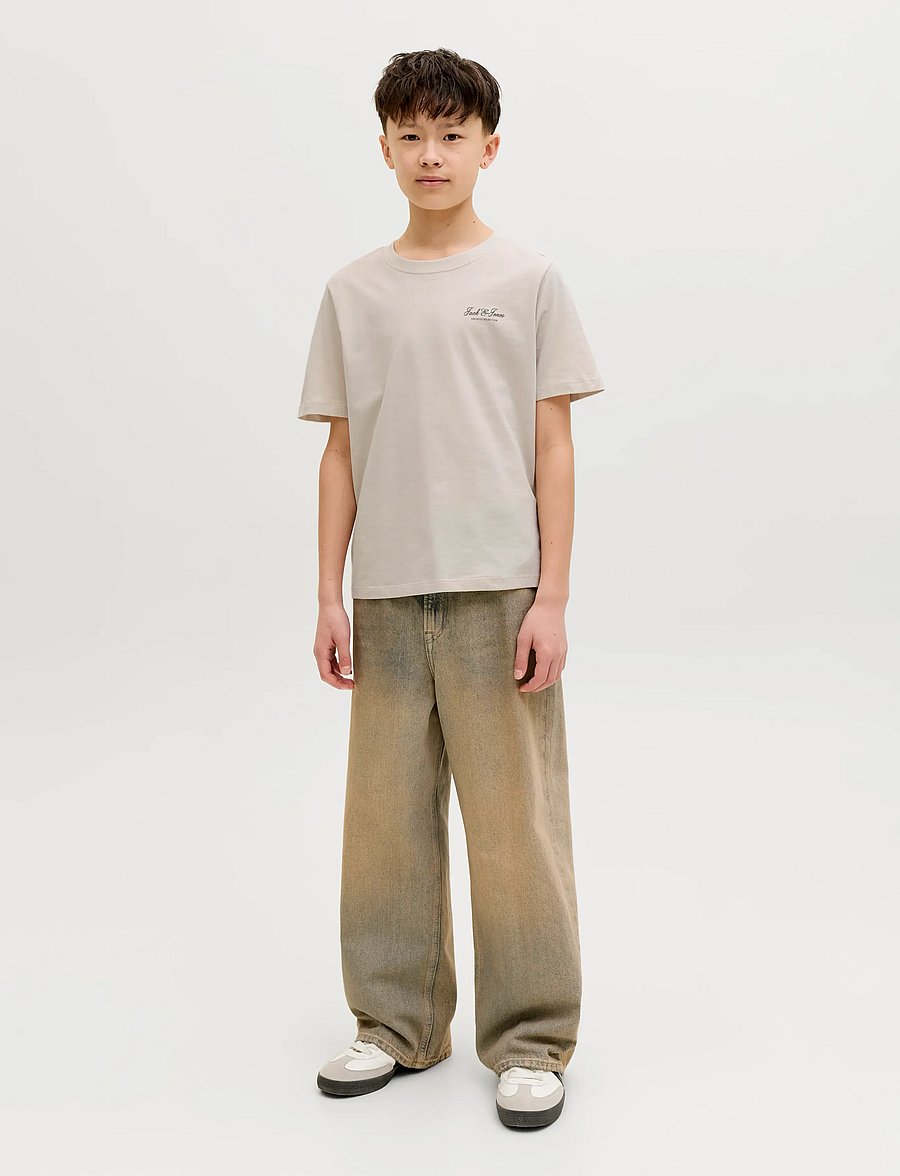 Jack & Jones - JJEARCHIVE GRAPHIC TEE SS ONECK NOOS JNR - kortærmede t-shirts - moonbeam - 3