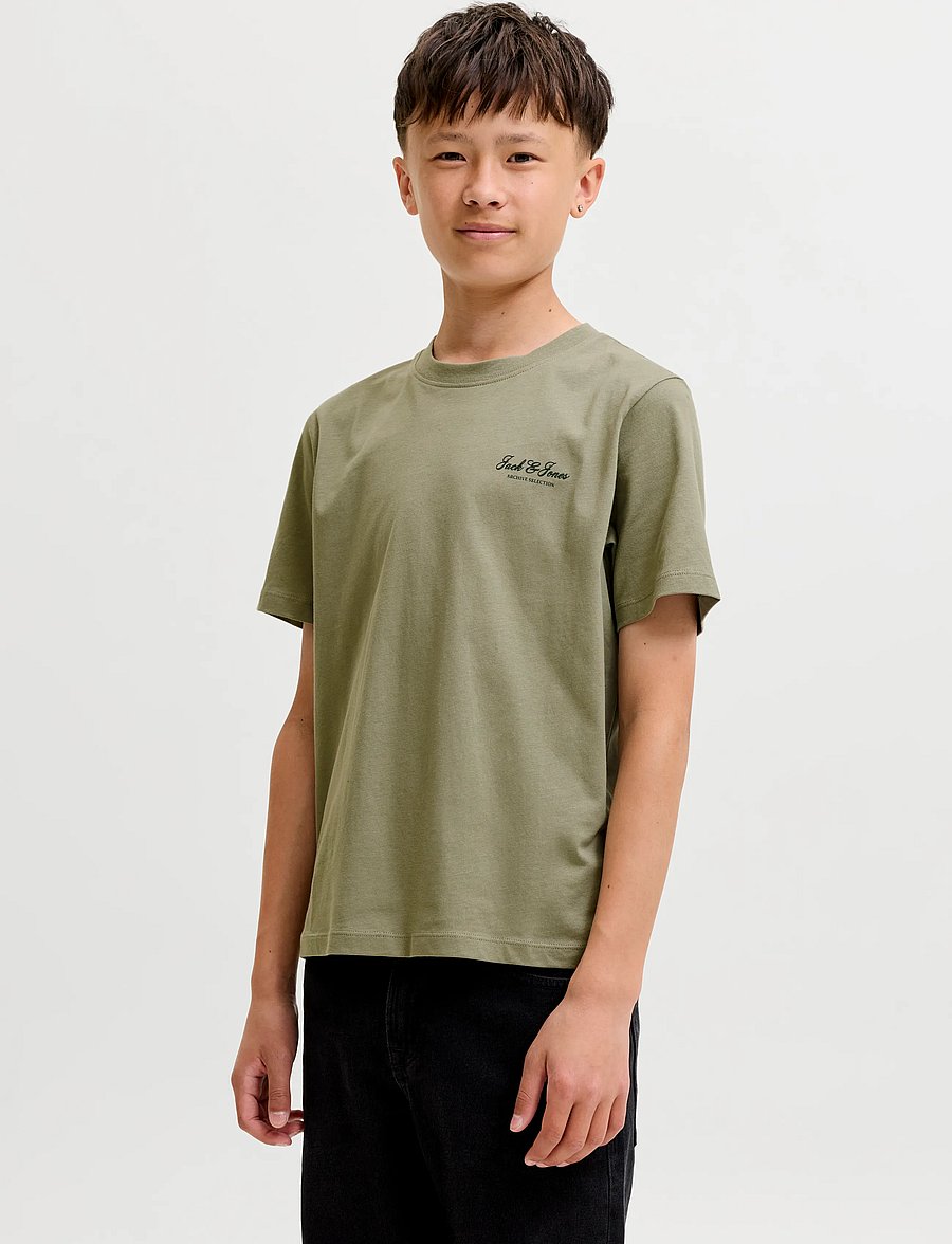 Jack & Jones - JJEARCHIVE GRAPHIC TEE SS ONECK NOOS JNR - lühikeste varrukatega t-särgid - vetiver - 0