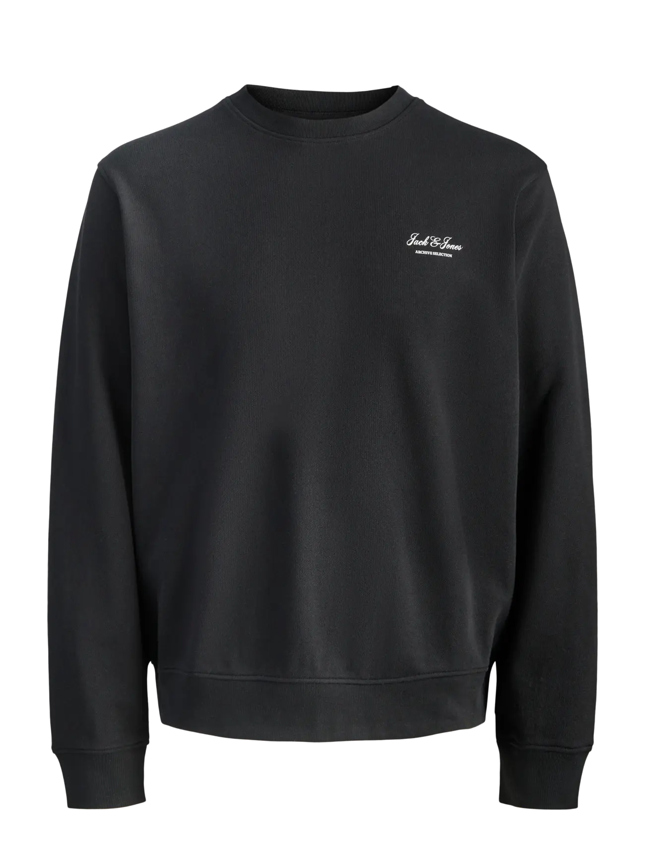 Jack & Jones - JJEARCHIVE GRAPHIC SWEAT CN SN JNR - sweatshirts - black - 1