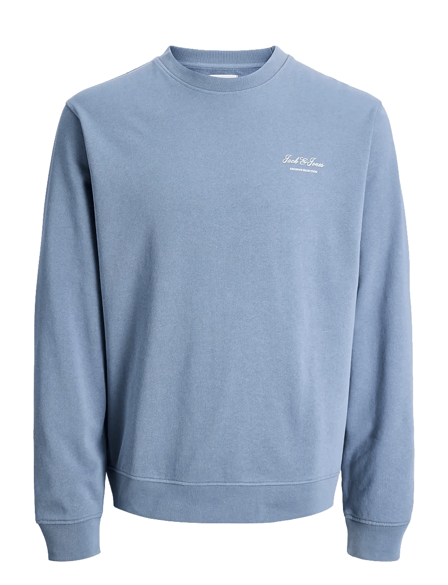 Jack & Jones - JJEARCHIVE GRAPHIC SWEAT CN SN JNR - sweatshirts - blue mirage - 1