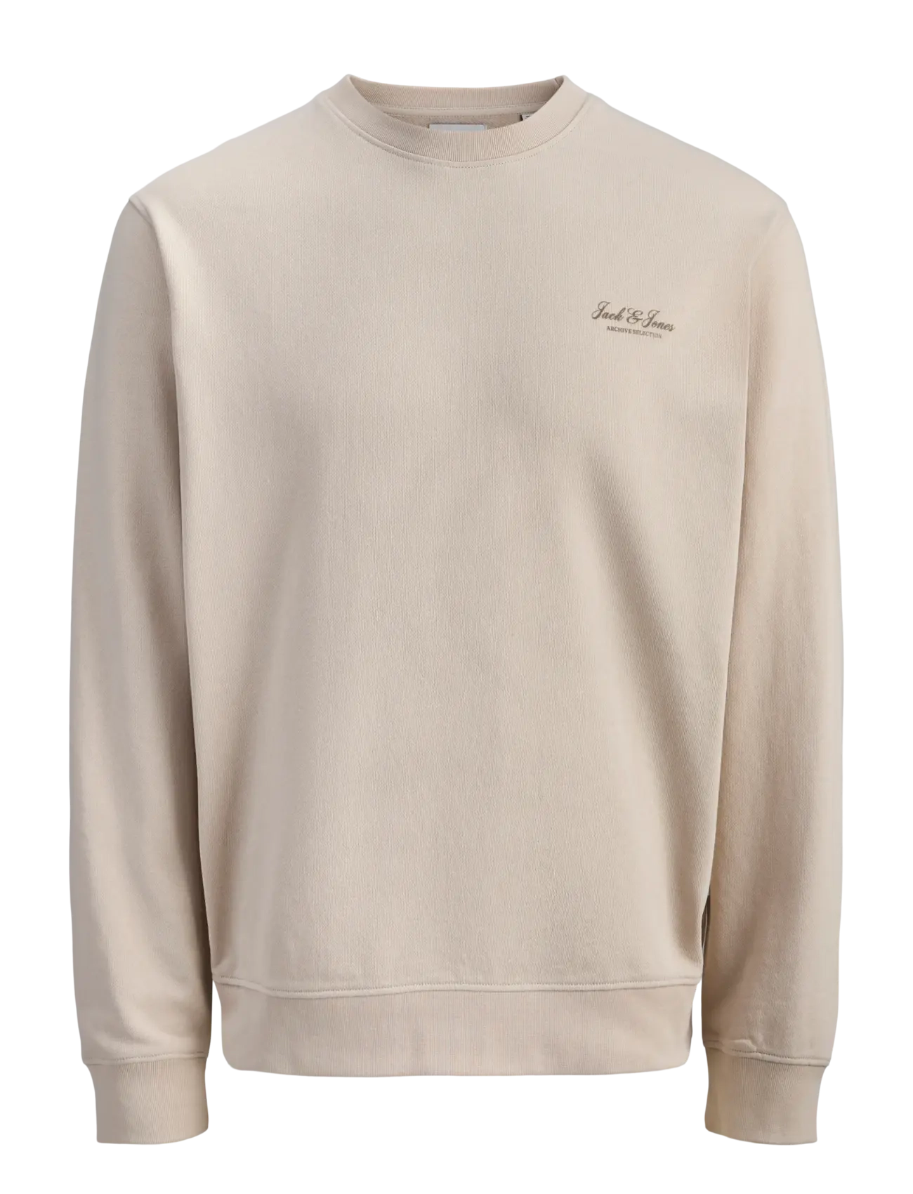 Jack & Jones JJEARCHIVE GRAPHIC SWEAT CN SN JNR - 4 for 3 - MOONBEAM / beige