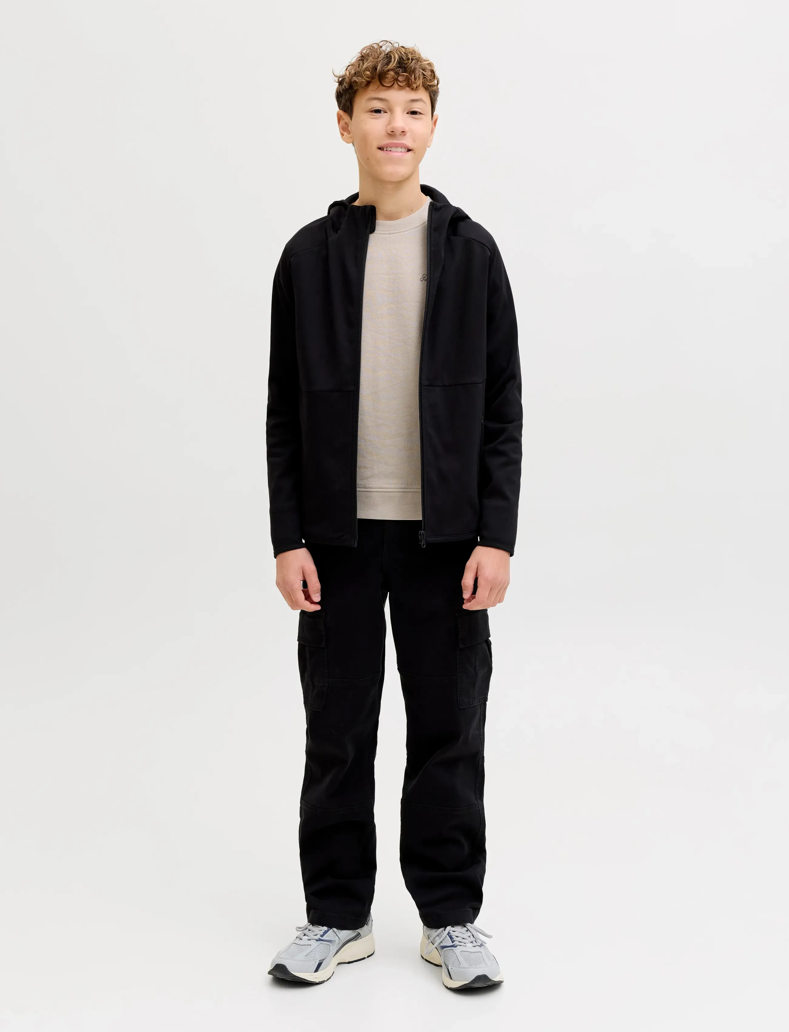 Jack & Jones - JJEARCHIVE GRAPHIC SWEAT CN SN JNR - sweatshirts - moonbeam - 3