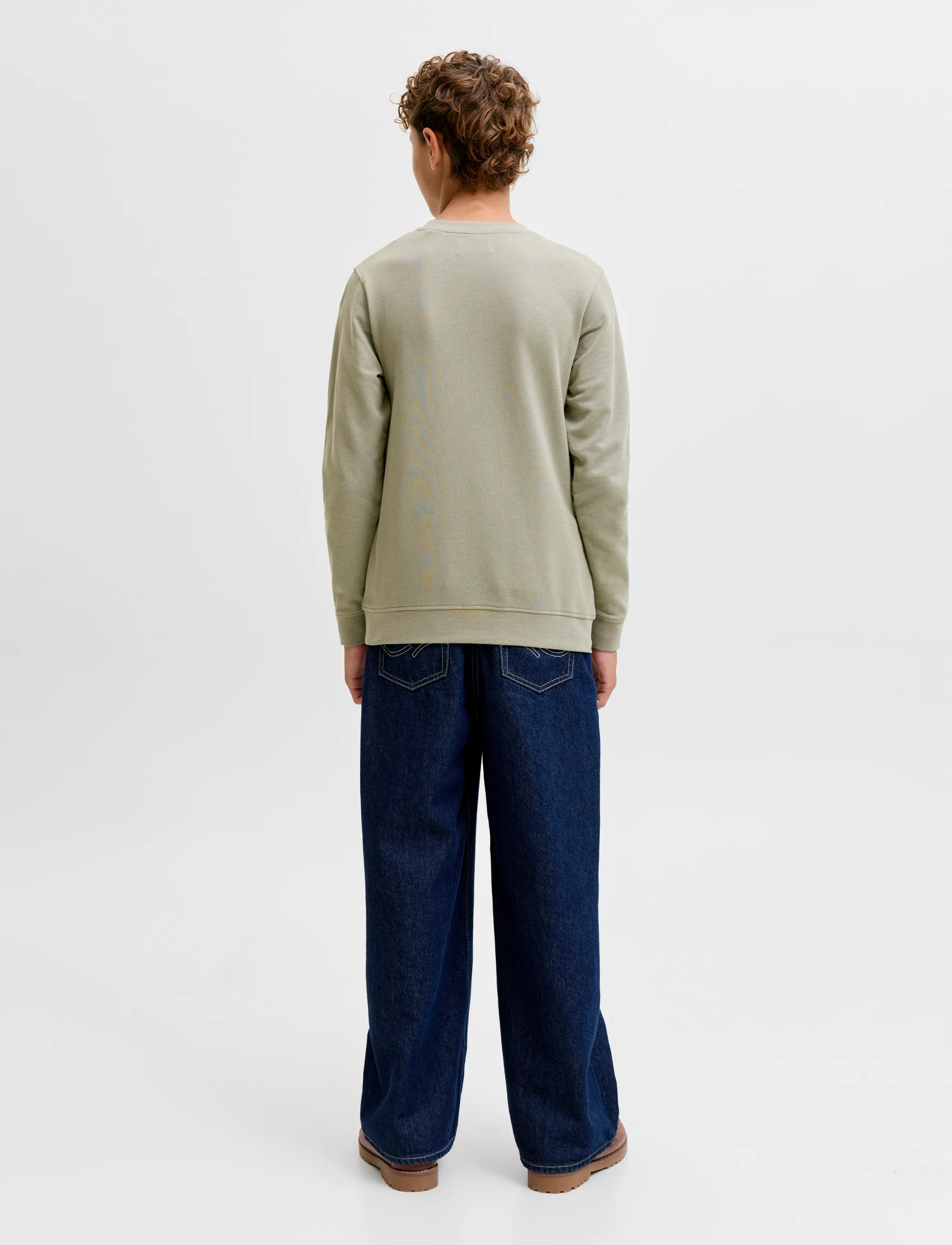 Jack & Jones - JJEARCHIVE GRAPHIC SWEAT CN SN JNR - dressipluusid - vetiver - 2