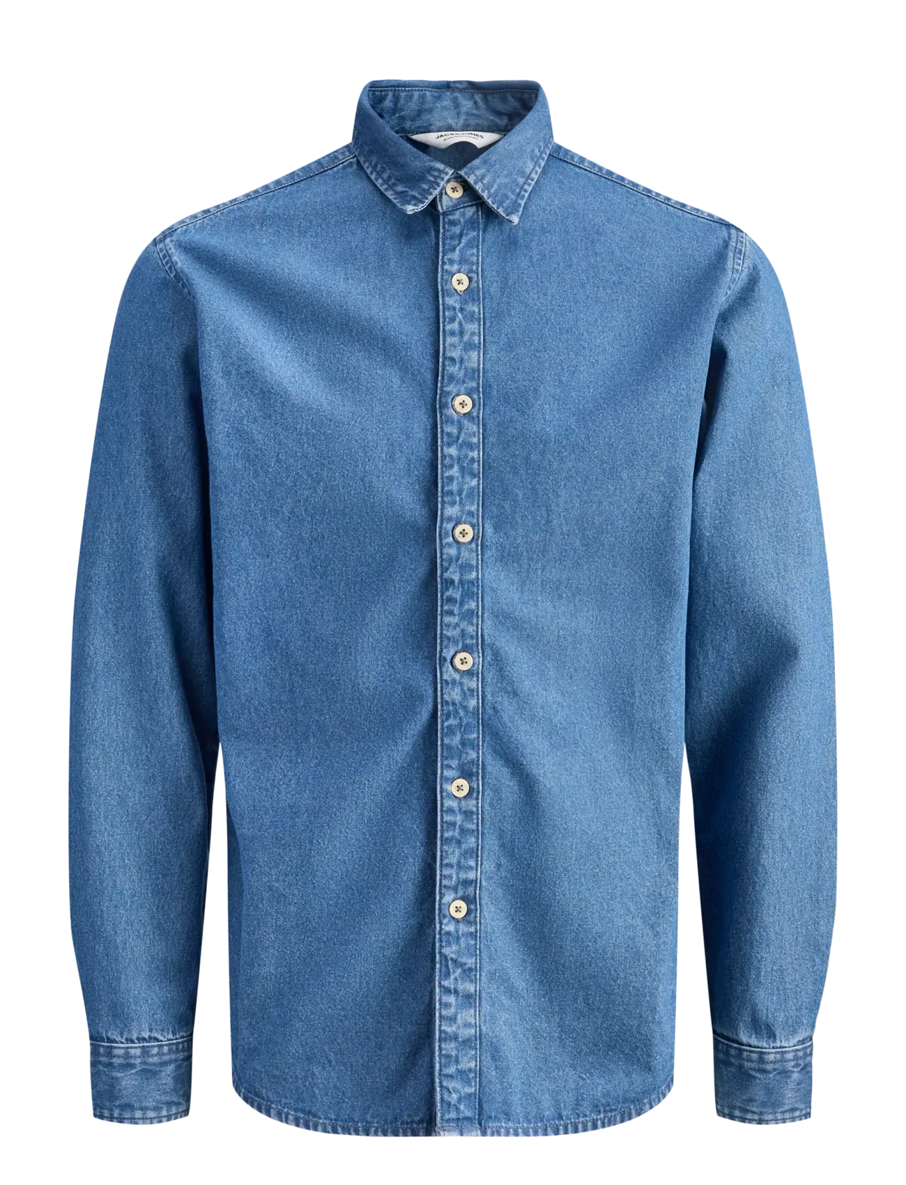Jack & Jones JJESTANLEY JJSHIRT AT 021 NOOS JNR - Overdele - BLUE DENIM / blue