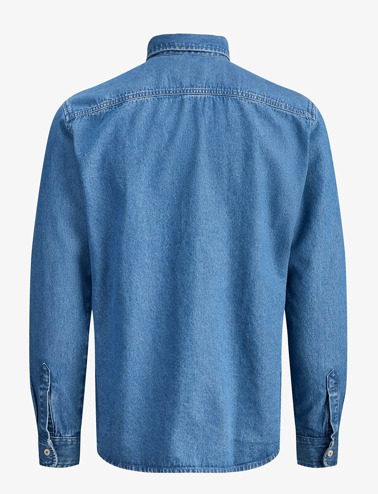 Jack & Jones - JJESTANLEY JJSHIRT AT 021 NOOS JNR - pikkade varrukatega särgid - blue denim - 2