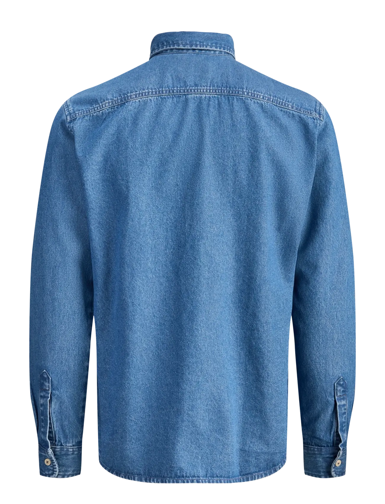 Jack & Jones - JJESTANLEY JJSHIRT AT 021 NOOS JNR - langærmede skjorter - blue denim - 2
