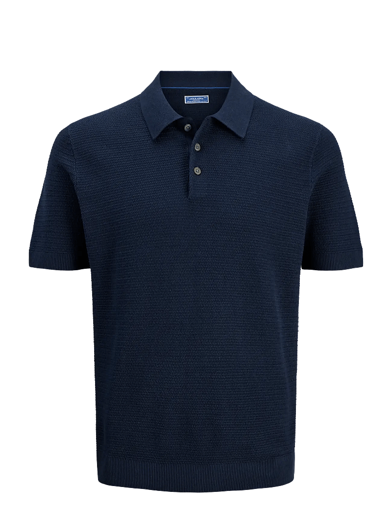 Jack & Jones - JPRBLURILEY KNIT POLO SS JNR - kortærmede poloer - sky captain - 0