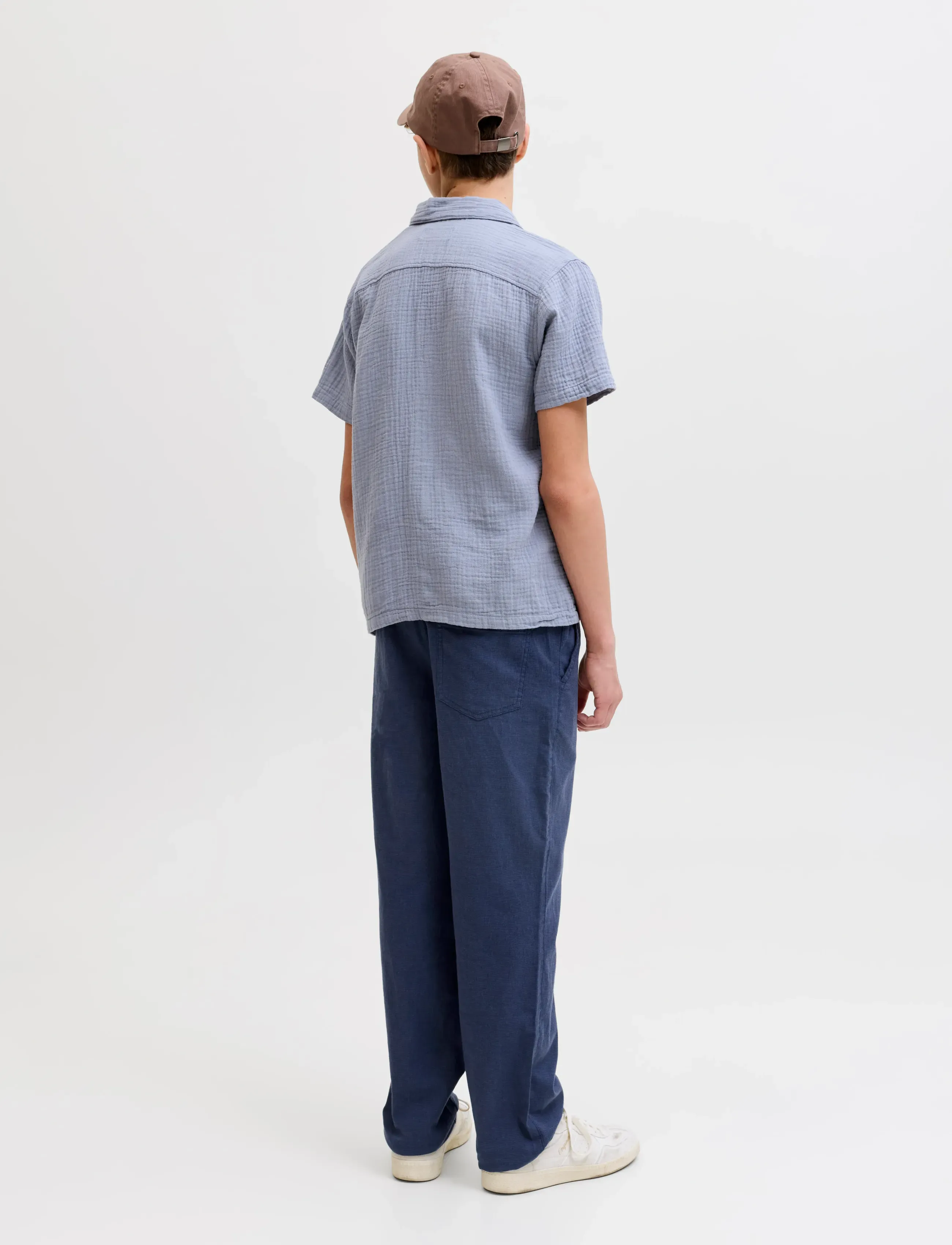 Jack & Jones - JPSTKARL BREEZE JOGGER JNR - leinen-kleidung - sky captain - 3