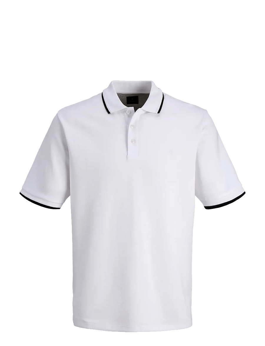 Jack & Jones - JPRBLAETHAN DETAIL SS POLO JNR - kortærmede poloer - bright white - 1