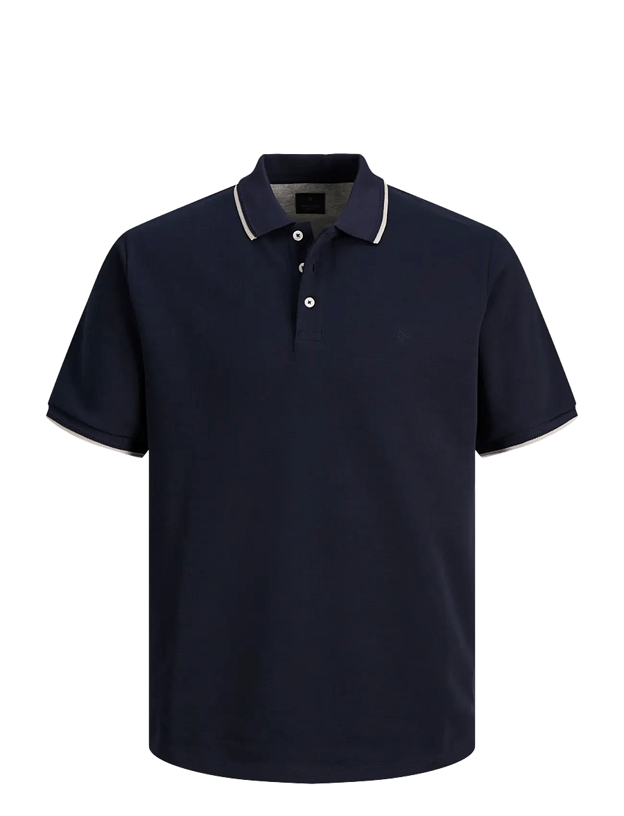 Jack & Jones - JPRBLAETHAN DETAIL SS POLO JNR - kortærmede poloer - night sky - 1