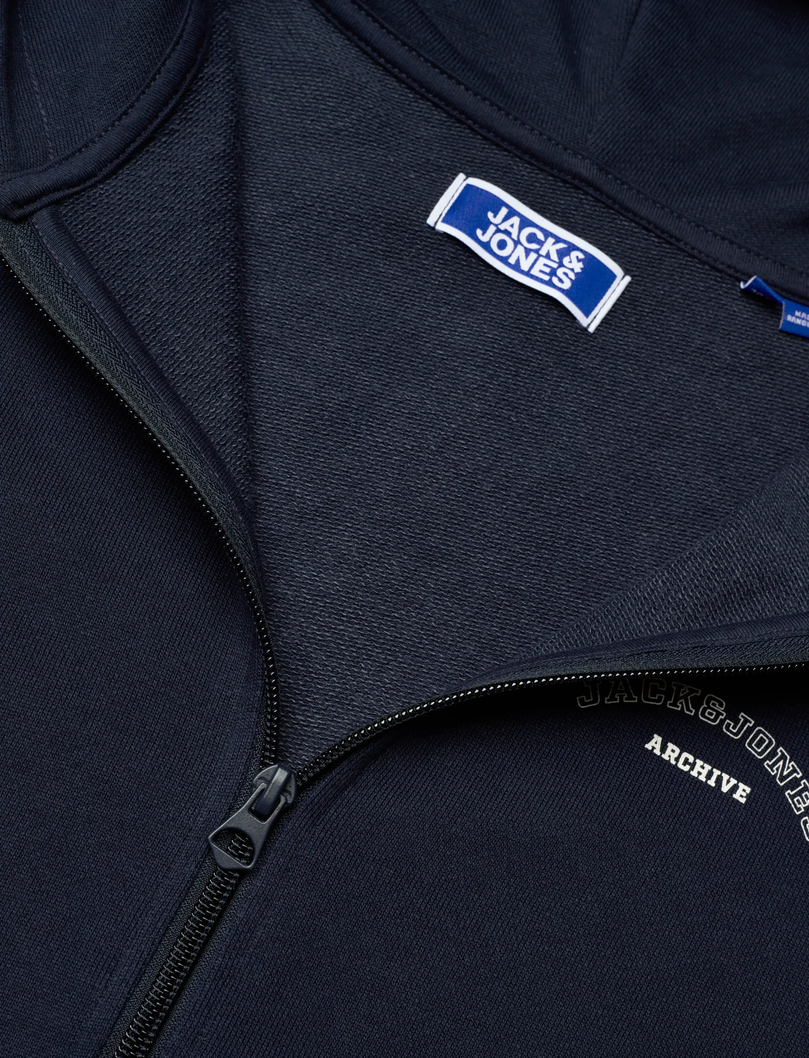 Jack & Jones - JJCOLLEGE LOGO SWEAT ZIP HOOD JNR - pulls à capuche - navy blazer - 2